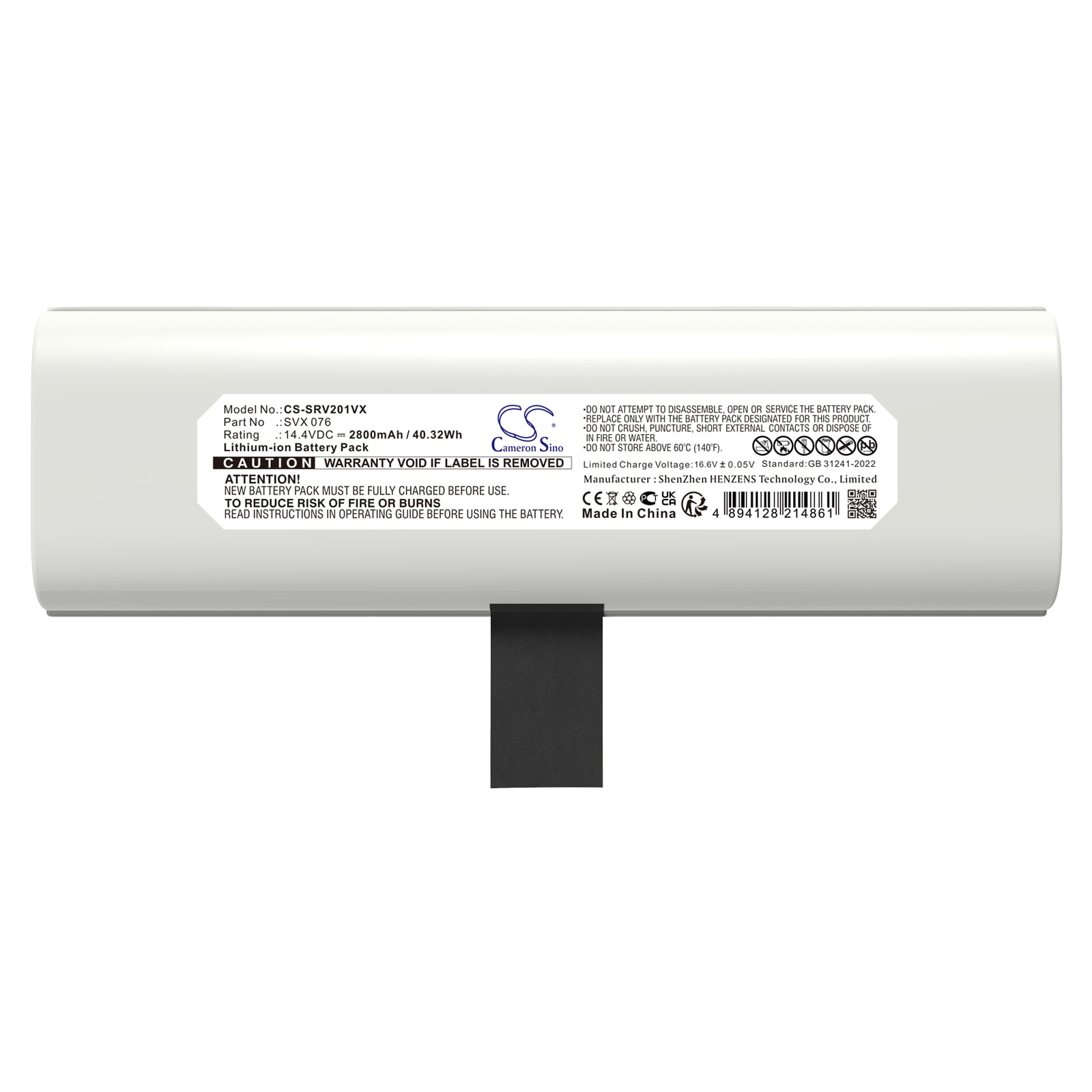 Batteri for vakuum til Sencor SRV 2010TI
