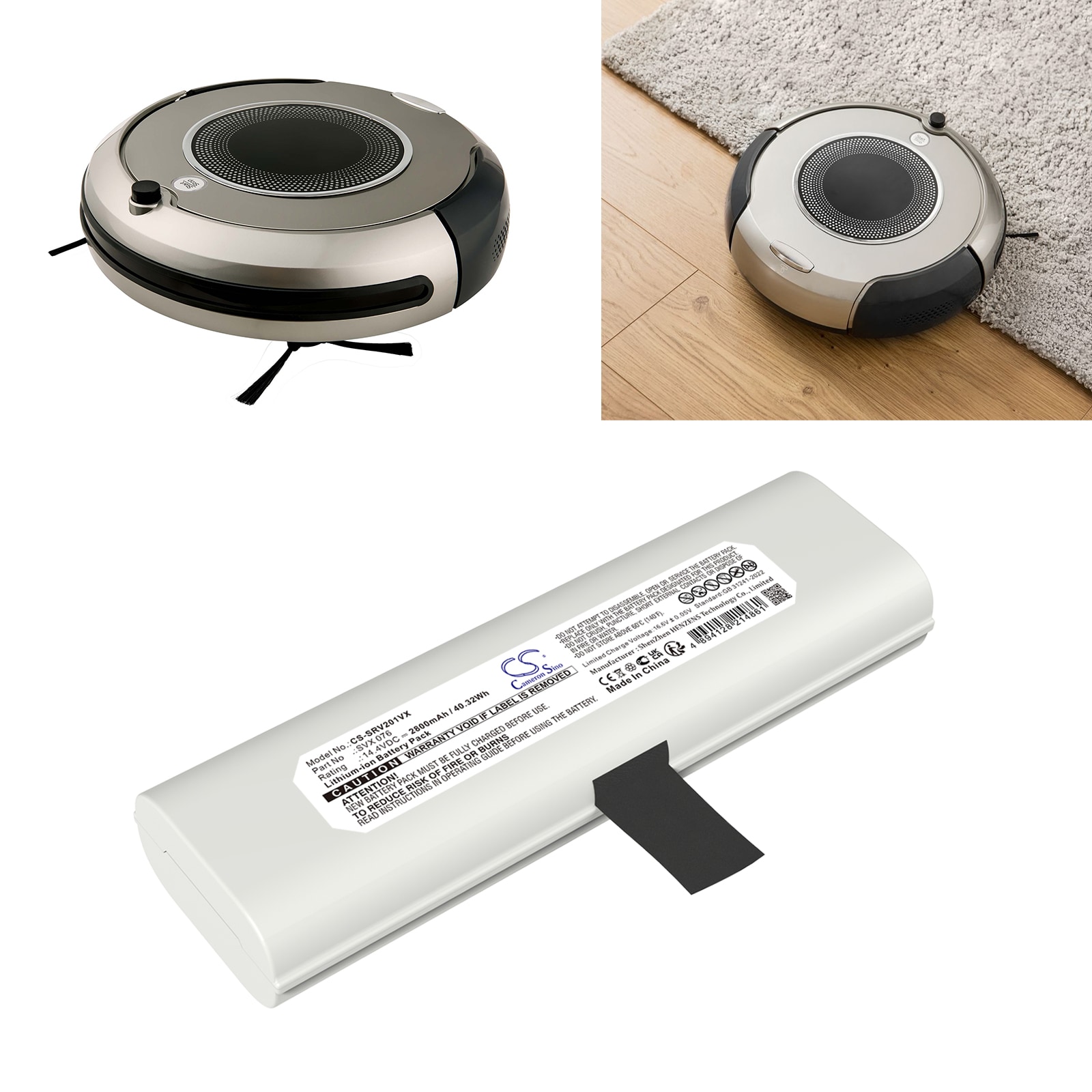 Batteri for vakuum til Sencor SRV 2010TI
