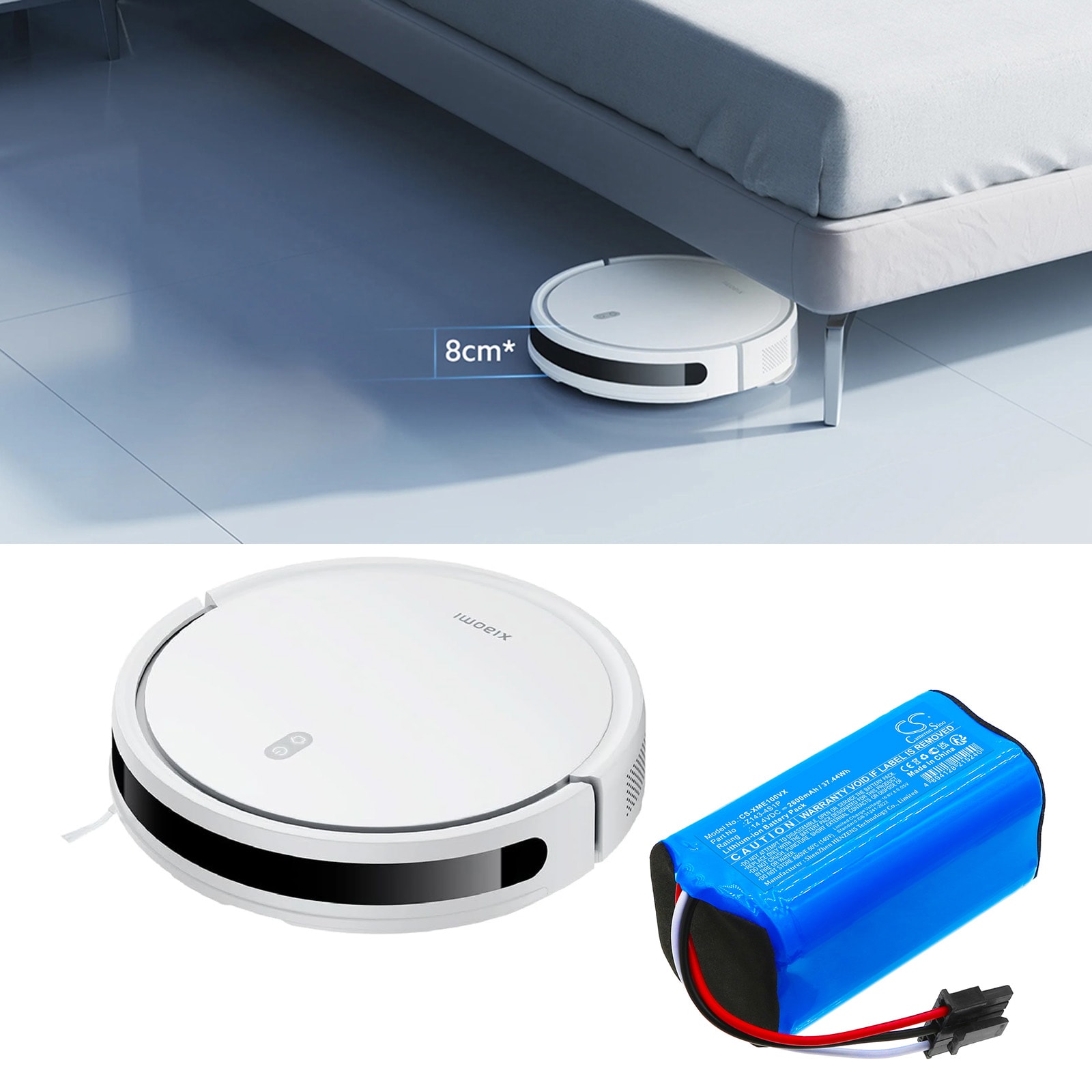 Batteri for vakuum for Xiaomi E10, E10C, Robot Vacuum E10 etc.