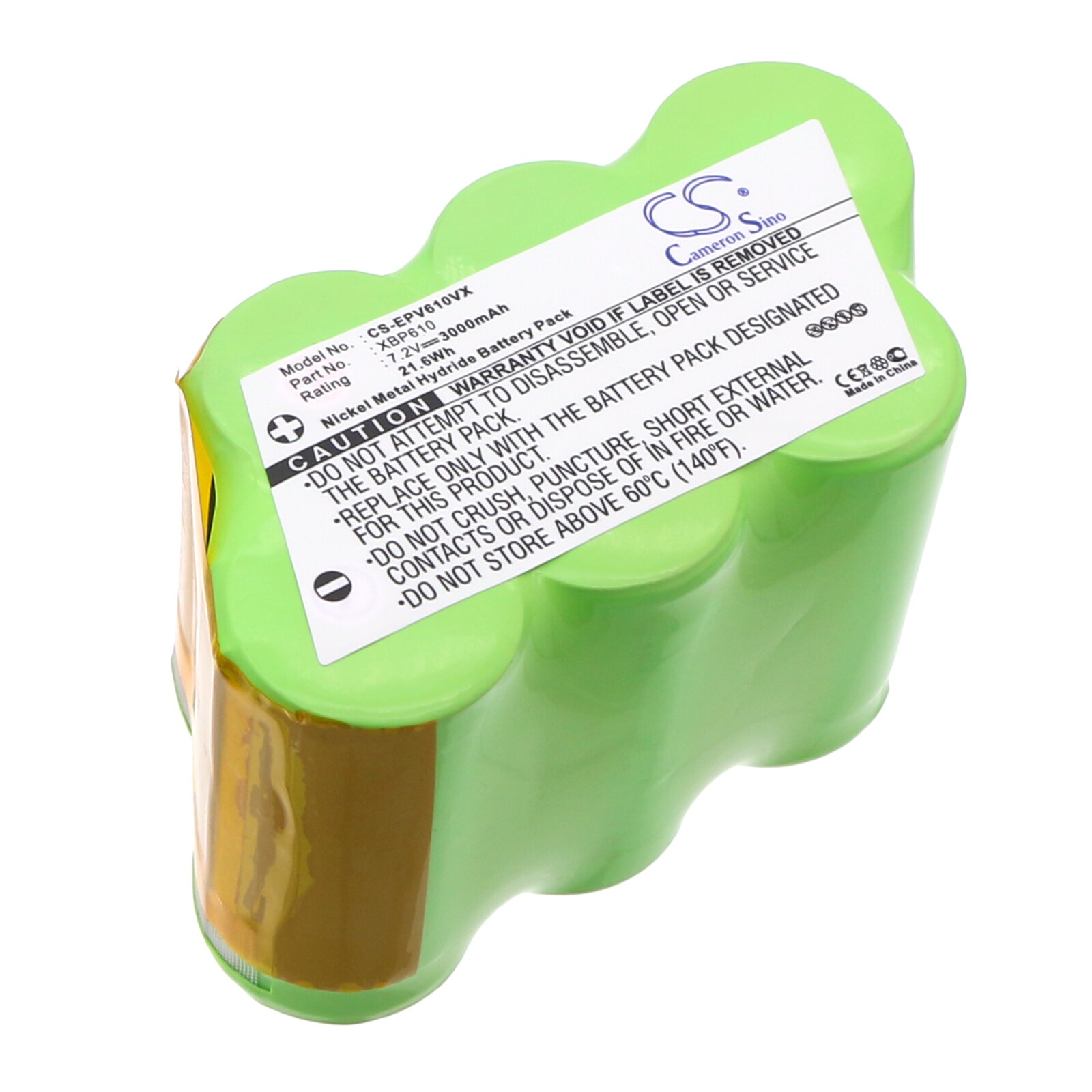 Batteri til støvsuger for Euro Pro Shark UV610, Shark UV610BL, Shark UV610C osv.