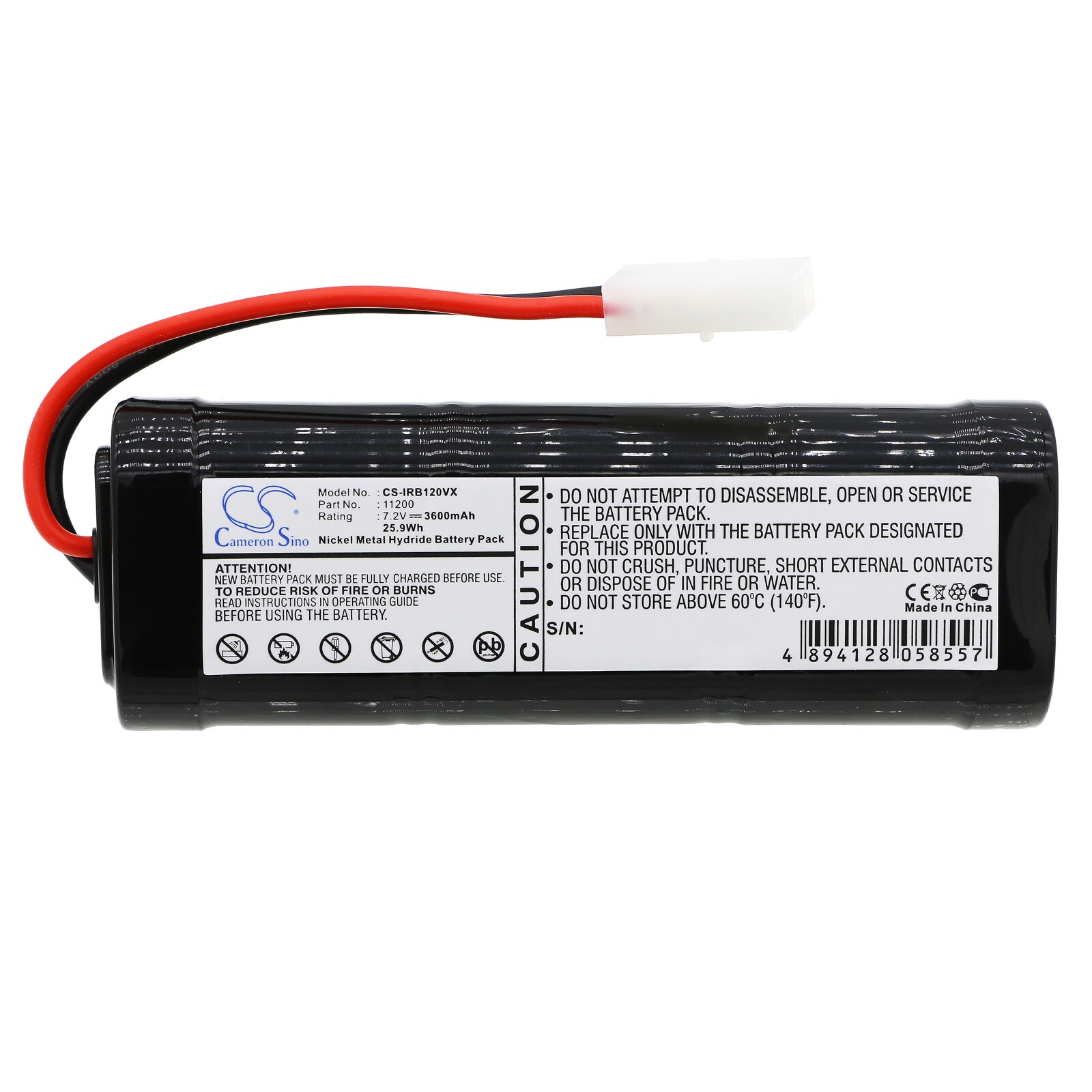 Batteri for støvsuger til iRobot Looj Gutter Cleaning Robot 120, Looj 130, Looj 150 og andre.
