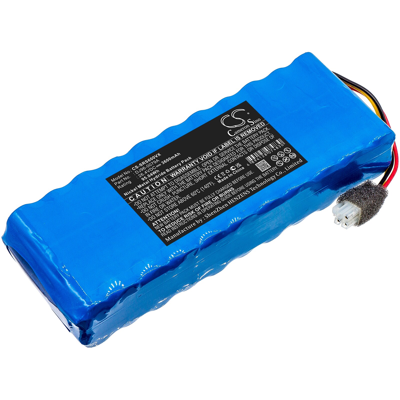 Batteri for støvsuger for Samsung VC-RS60, VC-RS60H, VC-RS62