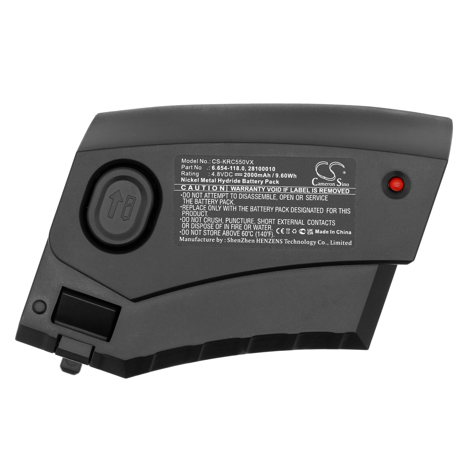 Batteri for støvsuger til Karcher KC55, 1.258-505.0, 1258-5050 etc.