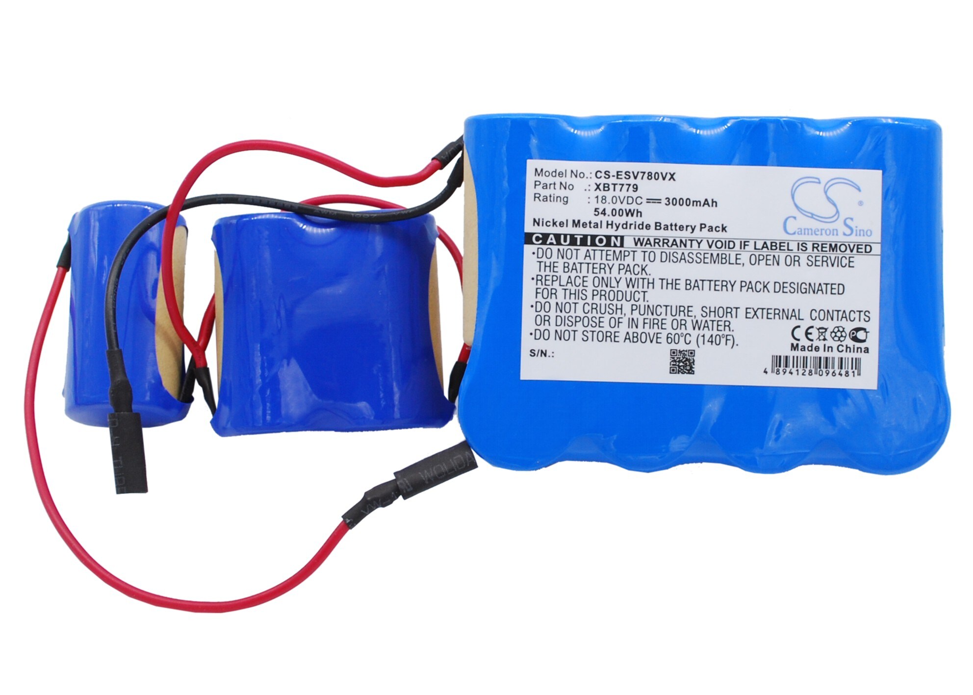 Batteri for støvsuger til Euro Pro SV780, VX33, Pet Perfect II Hand Vac osv.