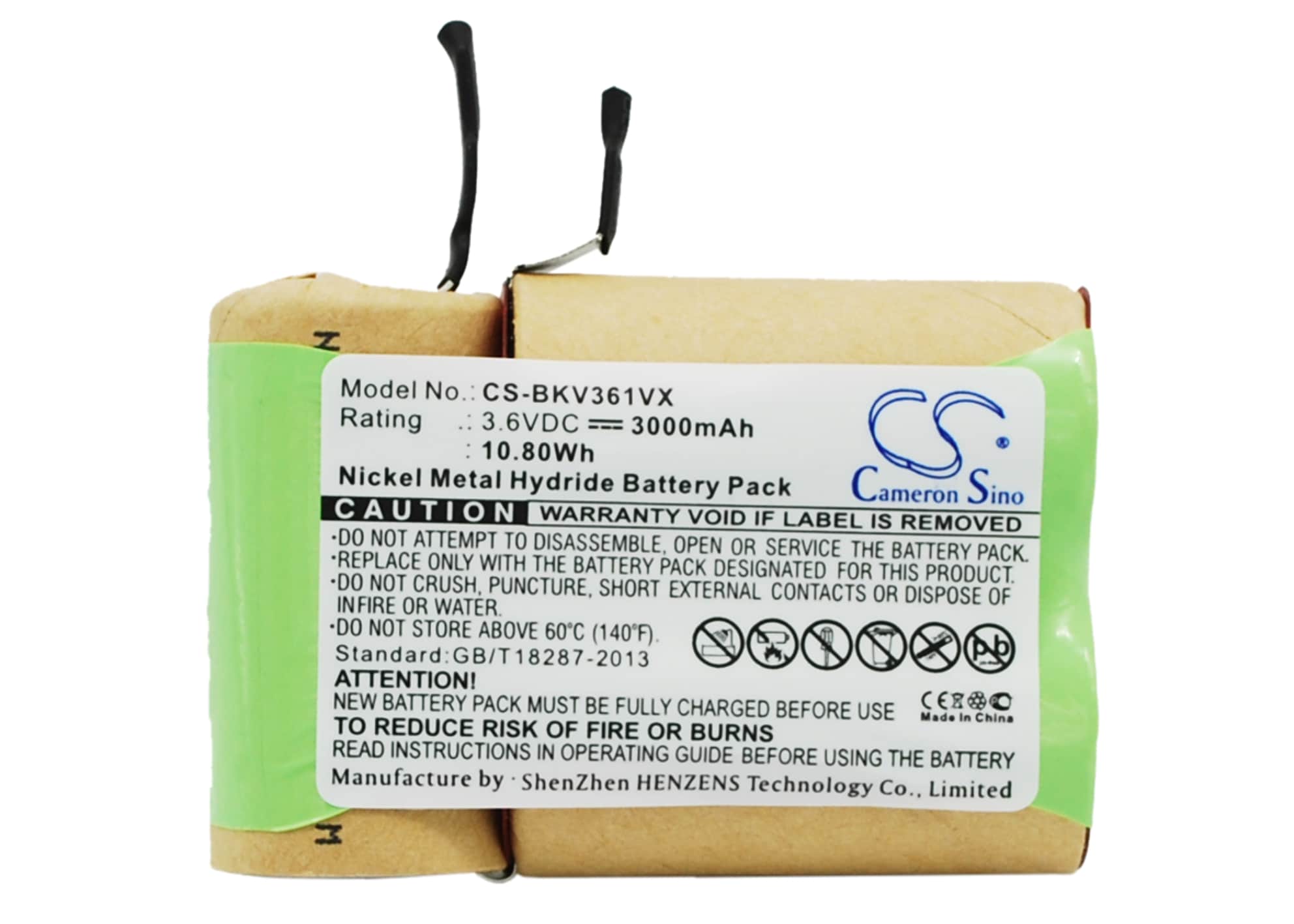 Batteri for støvsuger til Black&Decker V3610, V3600, V3610V osv.