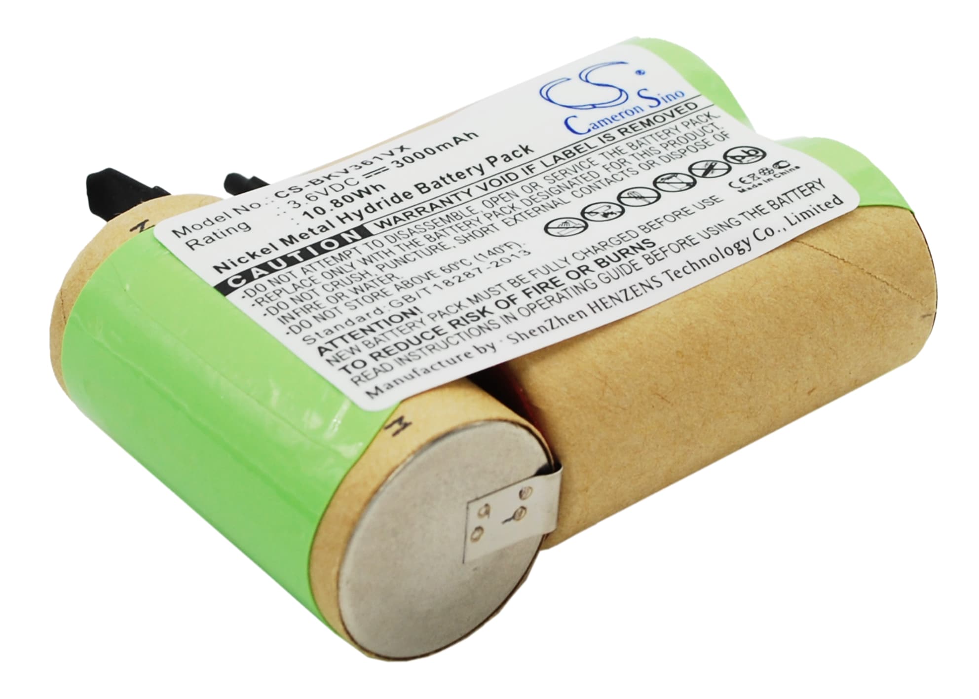 Batteri for støvsuger til Black&Decker V3610, V3600, V3610V osv.