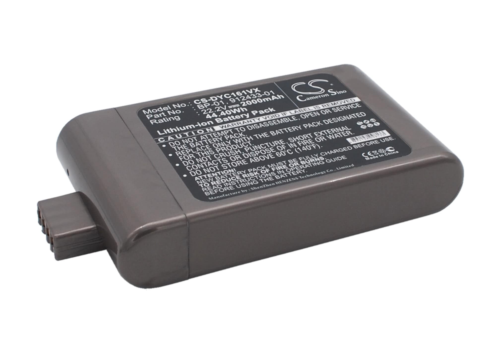 Batteri for støvsuger til Dyson DC-16, D12 trådløs støvsuger, DC16 Animal osv.