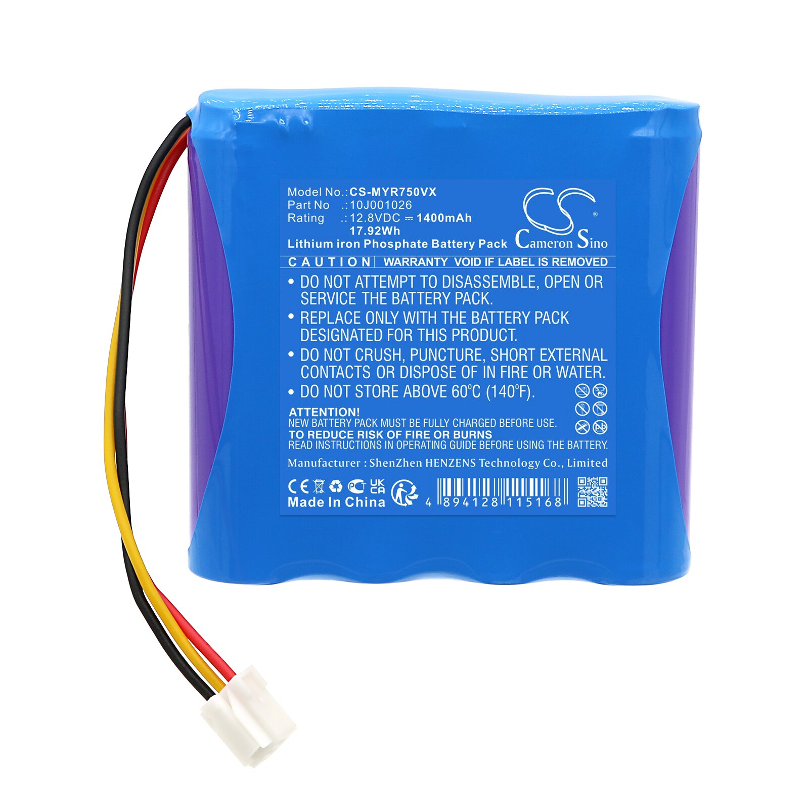 Batteri for støvsuger til Moneual RYDIS R750, Rydis Cleanbot R750, ME590 osv.