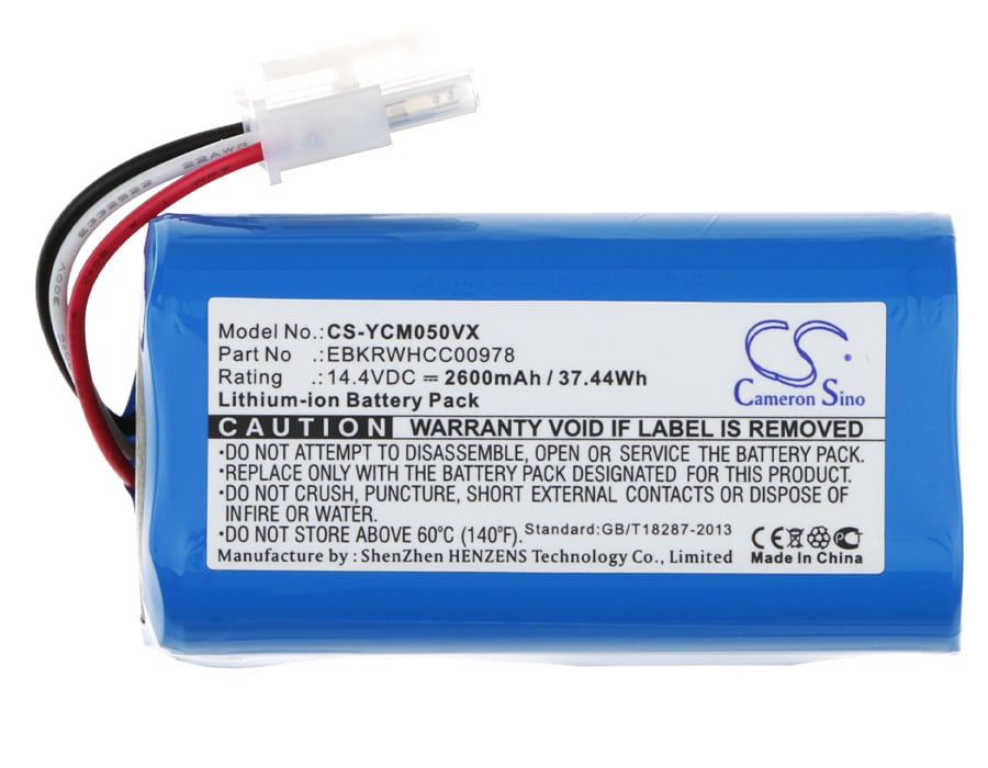 Batteri for vakuum til iCLEBO YCR-M05-10, YCR-M05-11, YCR-M05-20 osv.