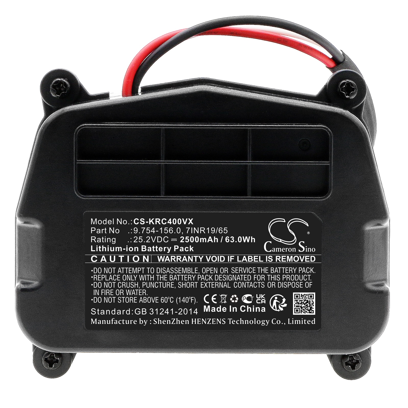 Batteri for støvsuger til Karcher VC4