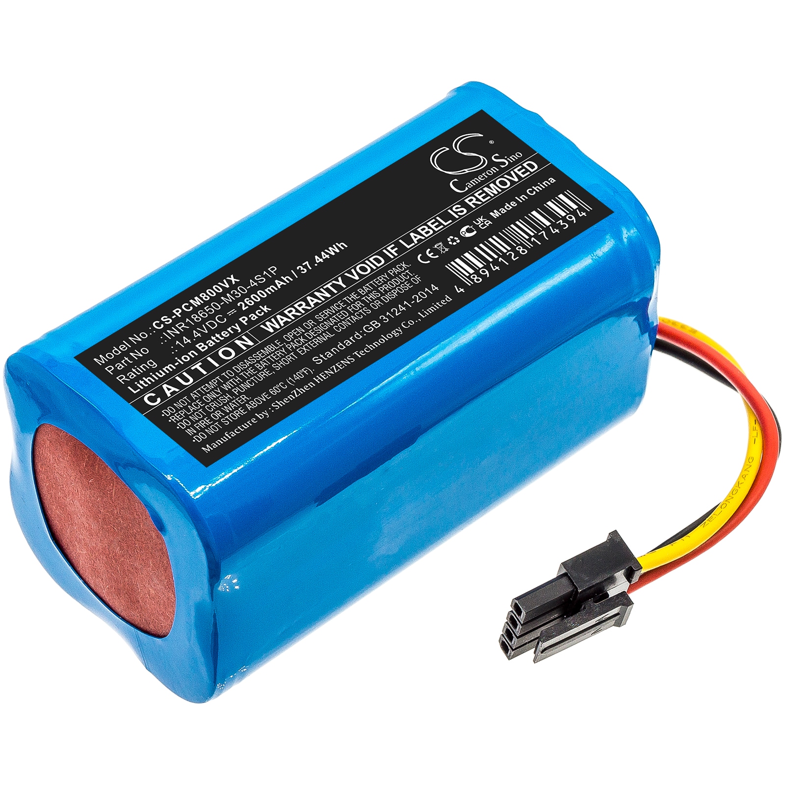 Batteri for støvsuger til Proscenic M8, Floobot X1, Floobot X1s osv.