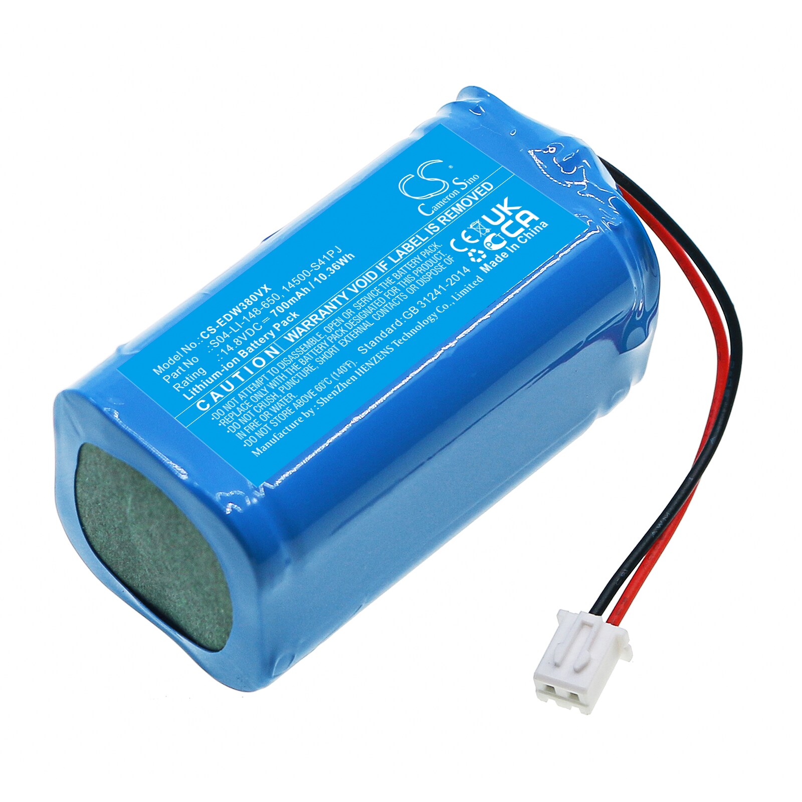 Batteri for støvsuger til Ecovacs Winbot W830, Winbot W850, Winbot W930 osv.