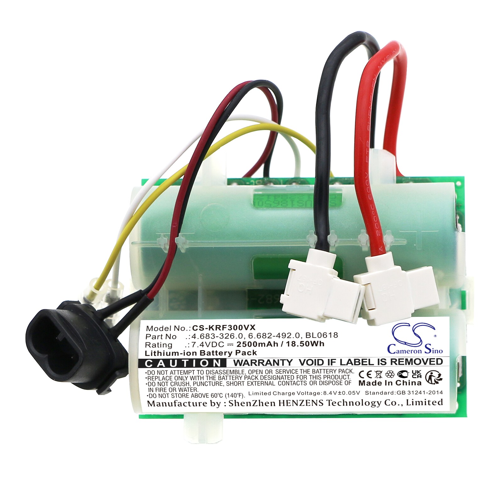 Batteri for støvsuger til Karcher FC3, FC 3 Cordless, FC 3d Cordless osv.
