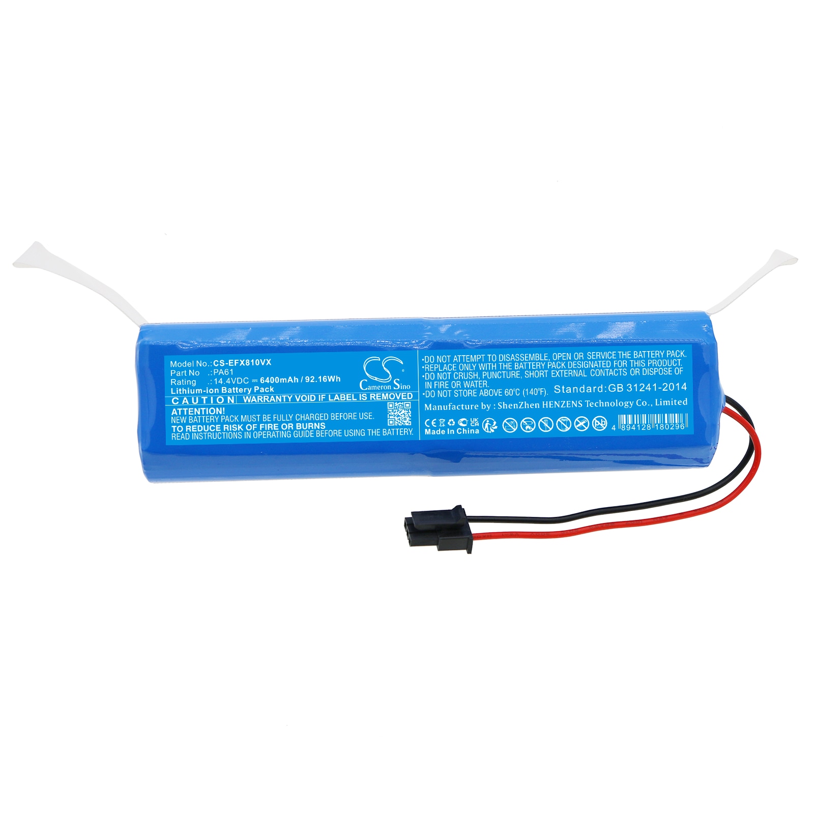 Batteri for støvsuger til Eufy RoboVac X8, RoboVac X8 Hybrid, RoboVac X8 White osv.