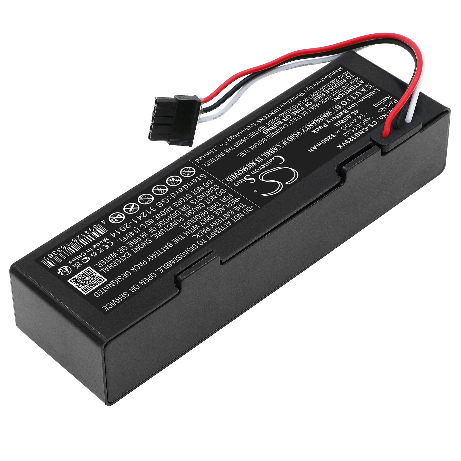 Batteri for vakuum til CECOTEC CONGA 3290, CONGA 3390, CONGA 3490 osv.