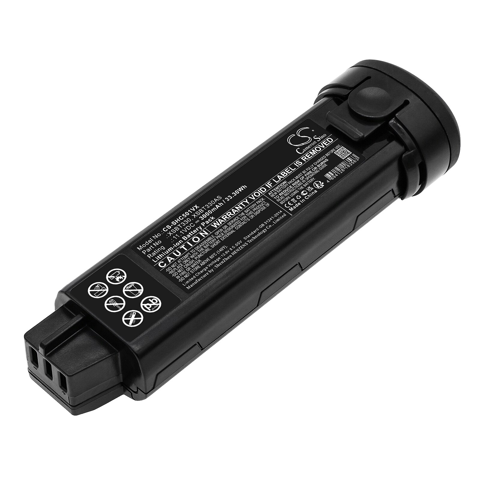 Batteri til støvsuger for Shark Evopower System Flex CS501J og andre.