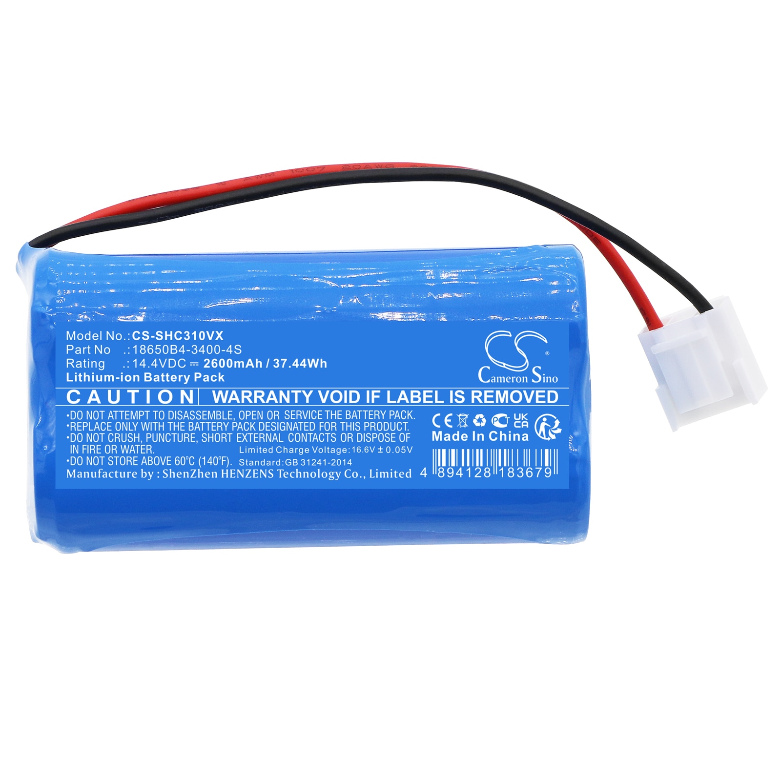 Batteri for støvsuger til Shark C3 mini, SNC-C3 Mini