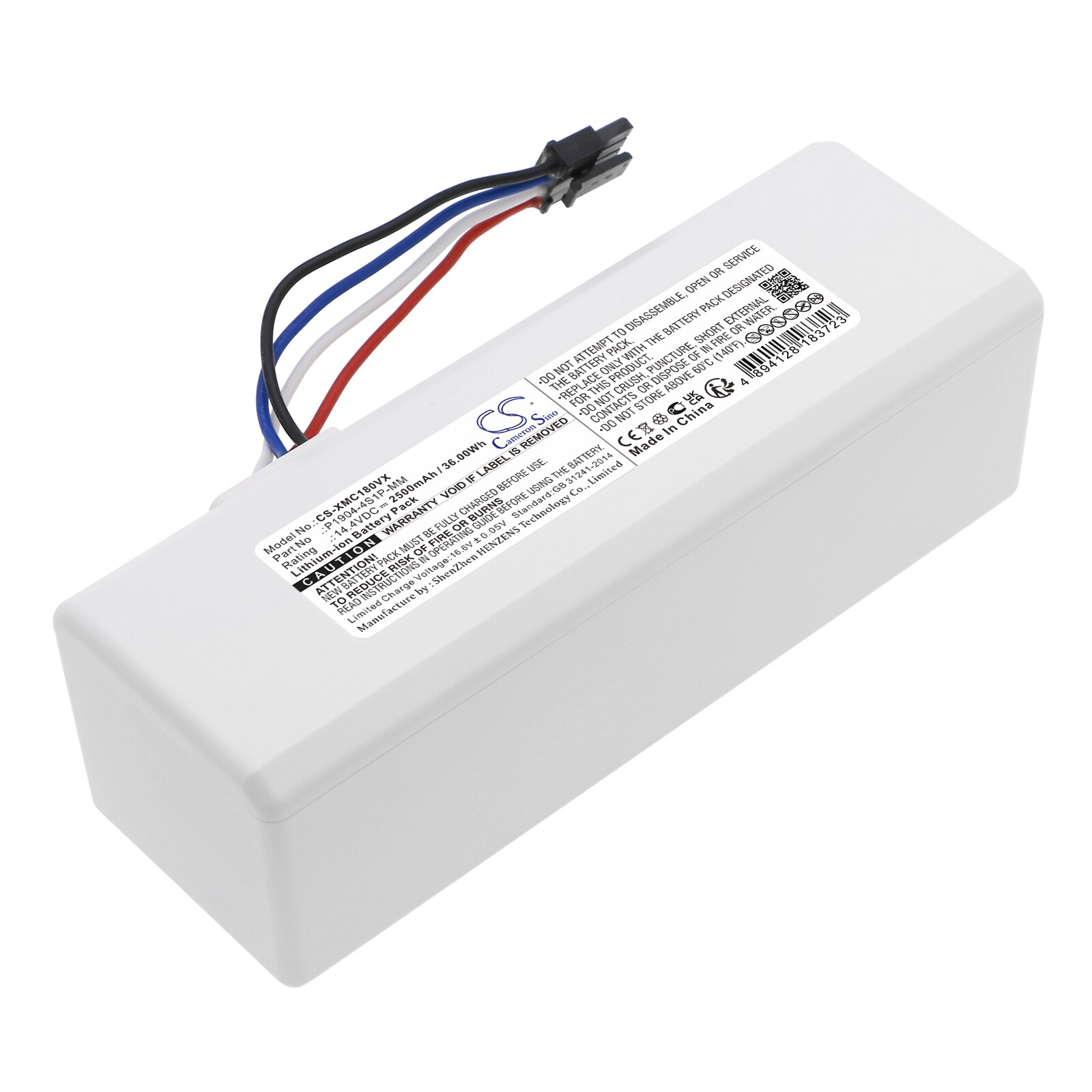 Batteri for vakuum for Xiaomi Roborock 1C, SKV4093GL, XM2000021 og andre.