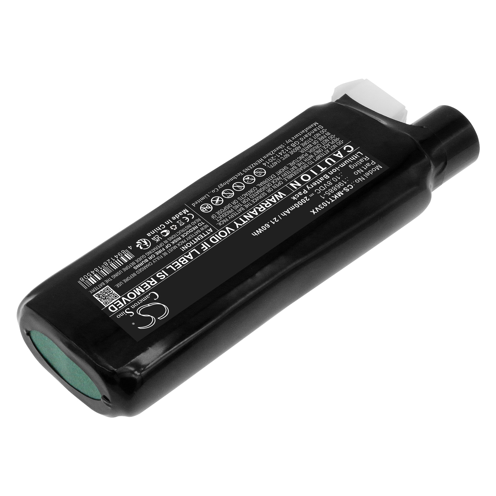 Batteri for støvsuger til Makita CL103D, CL103DW, CL103DX osv.