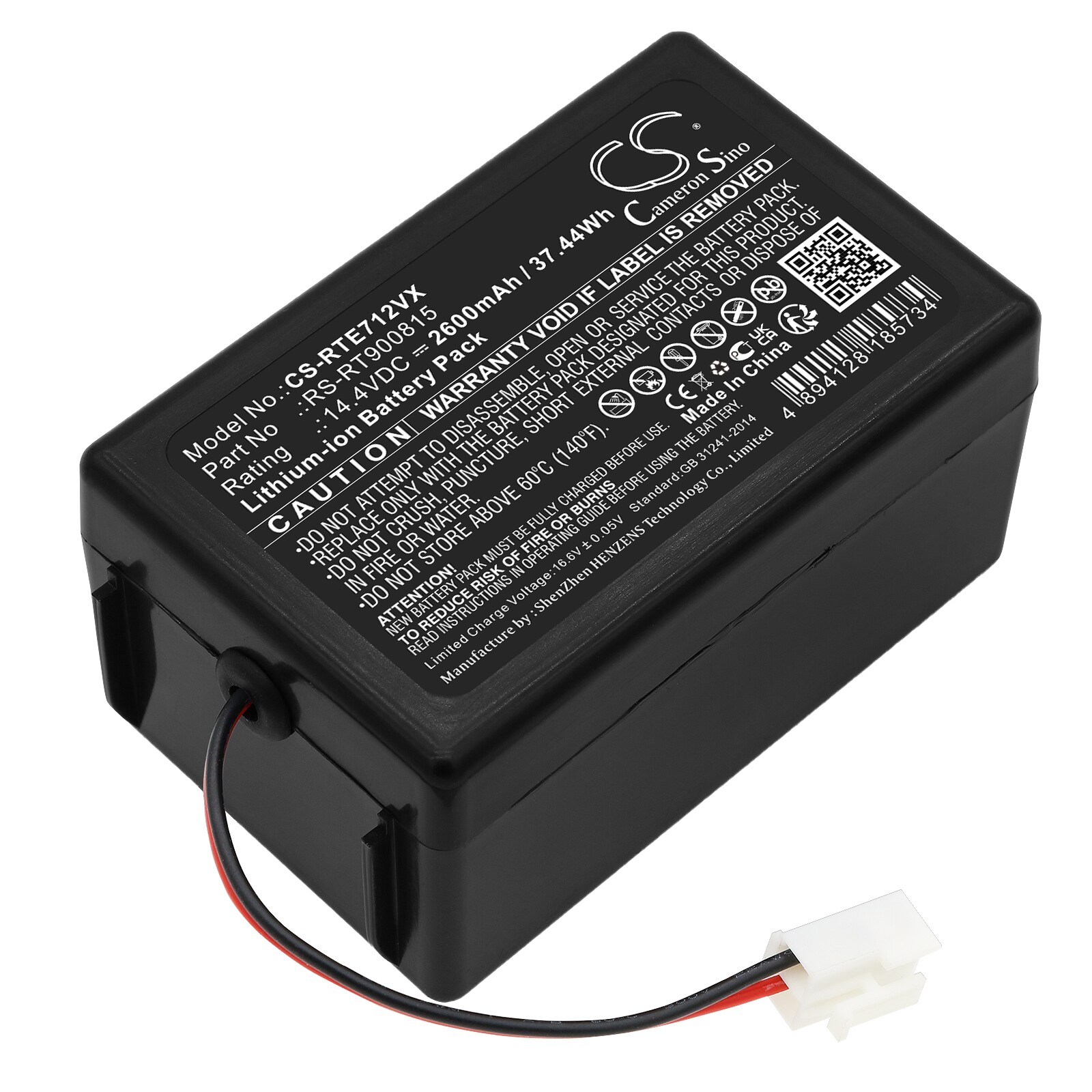 Batteri for støvsuger for Rowenta Smart Force Extreme RR7126 og andre.