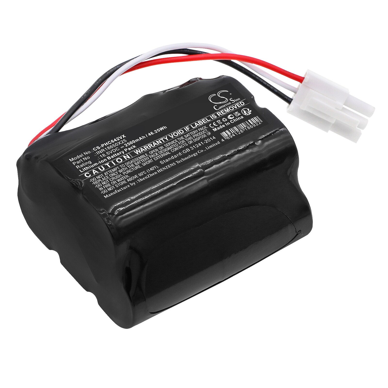 Batteri for støvsuger til Philips FC6401, FC6402, PowerPro Aqua Stick støvsuger osv.