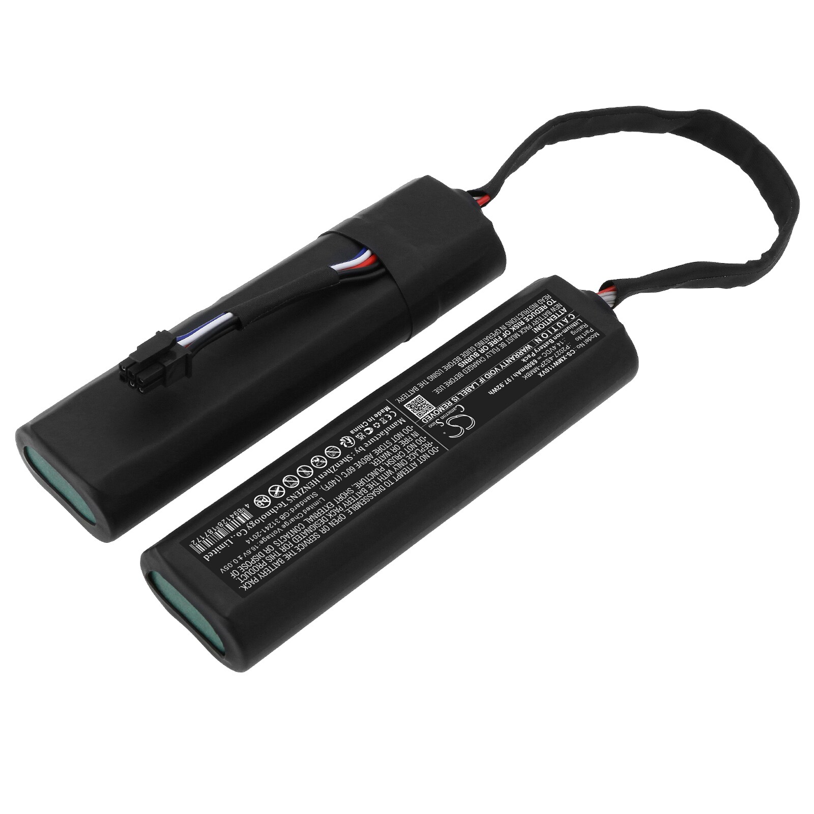 Batteri for vakuum for Xiaomi Mijia selvrensende robotstøvsuger Mop Pro, Dreame W10 og andre.