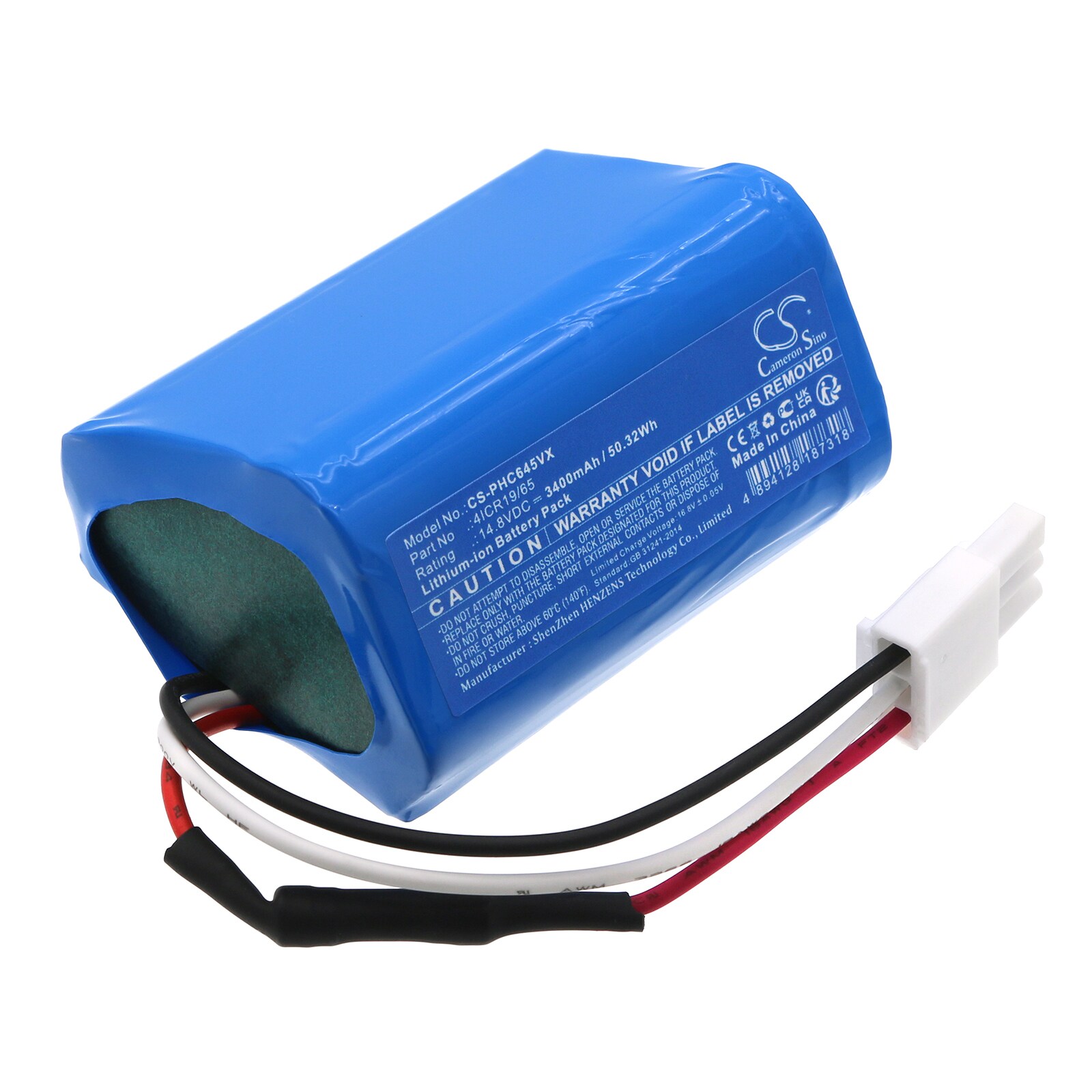 Batteri for støvsuger til Philips PowerPro Aqua FC6400, FC6400/01, FC6401/01 og andre.