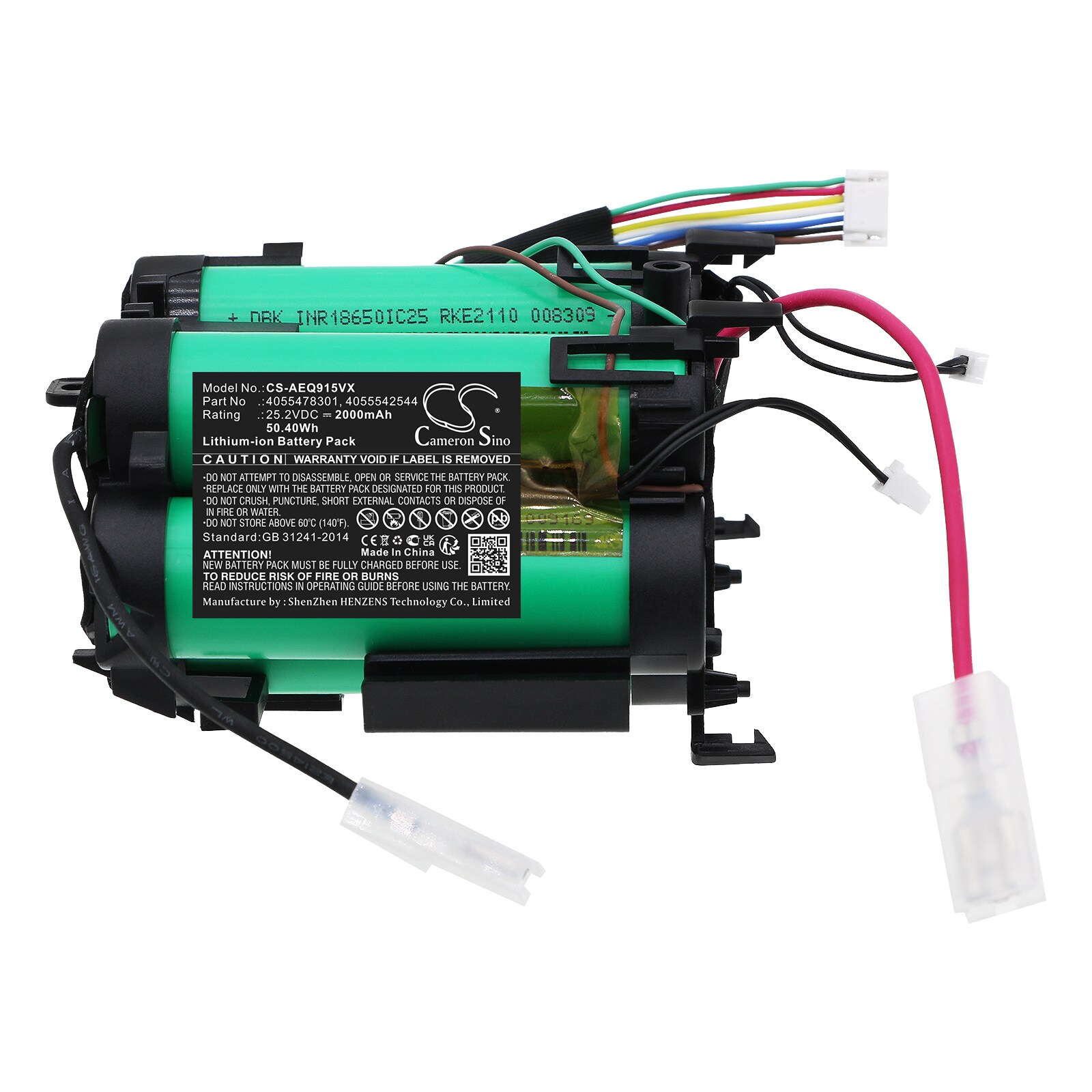 Batteri for vakuum til AEG AEG QX 9 1 50 IB, QX 9 1 ALRG, QX 9 1 ALRS og andre.