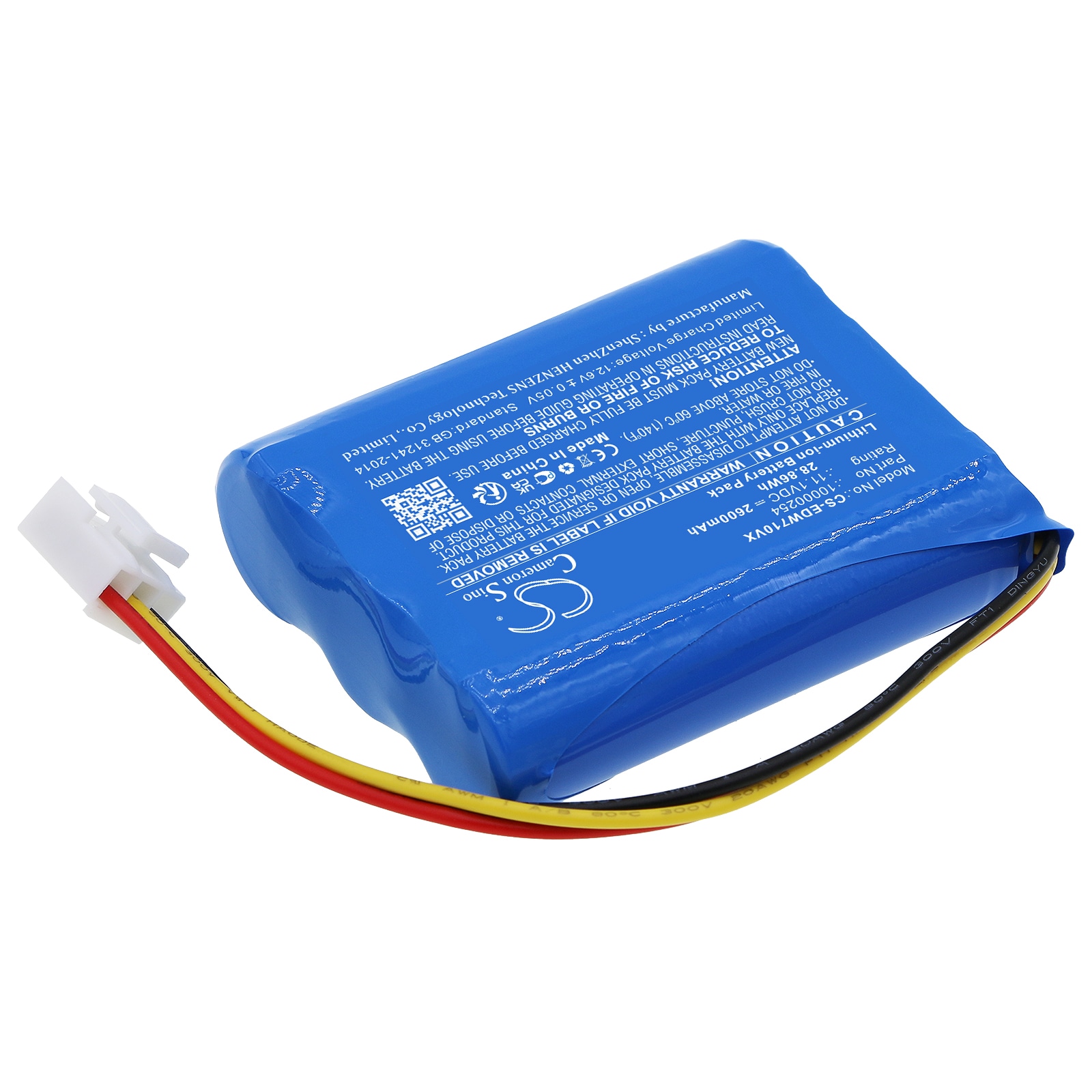 Batteri for støvsuger til Ecovacs Winbot W733, TBW60, Winbot 733 osv.