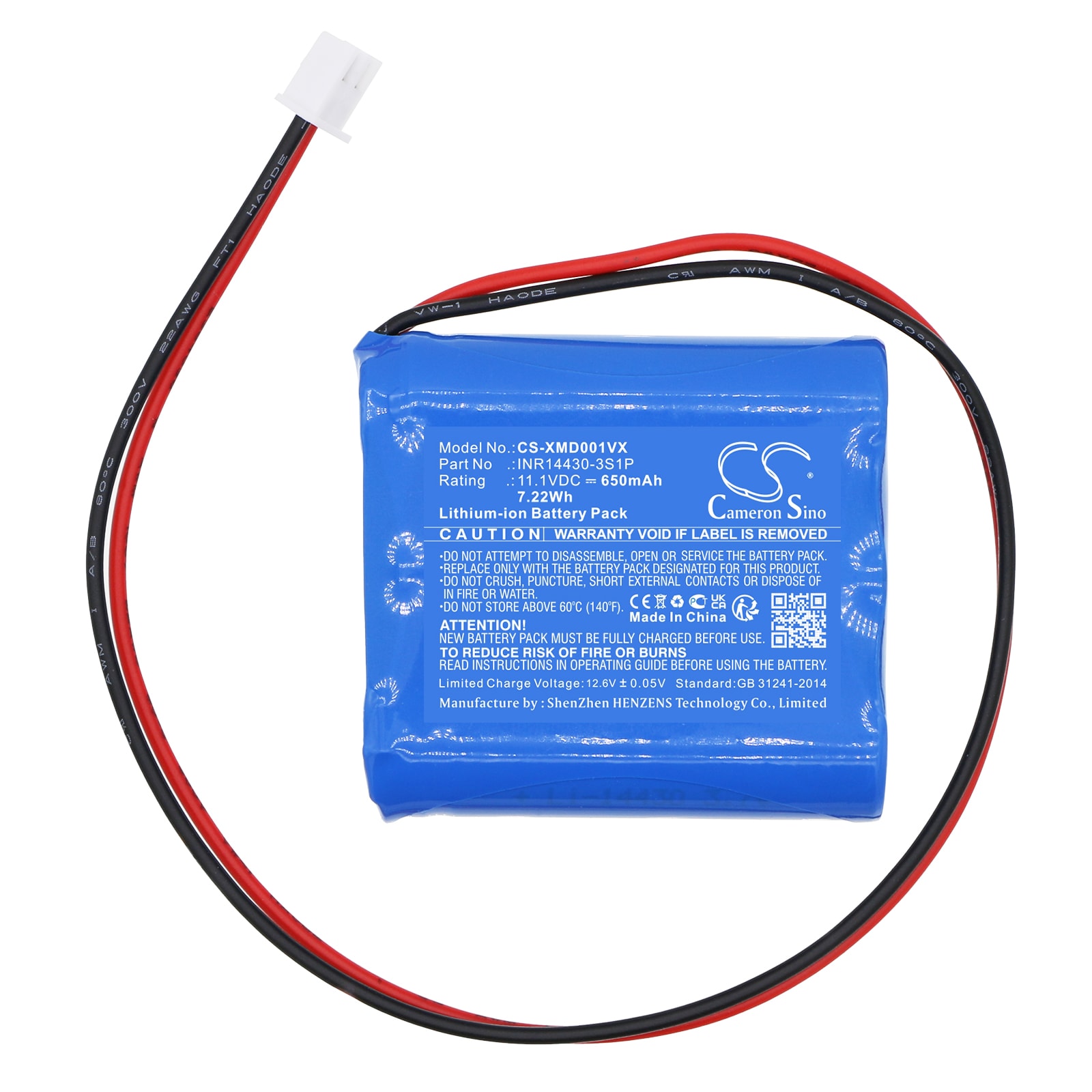 Batteri for vakuum for Xiaomi Mijia WXCDJ01SWDK