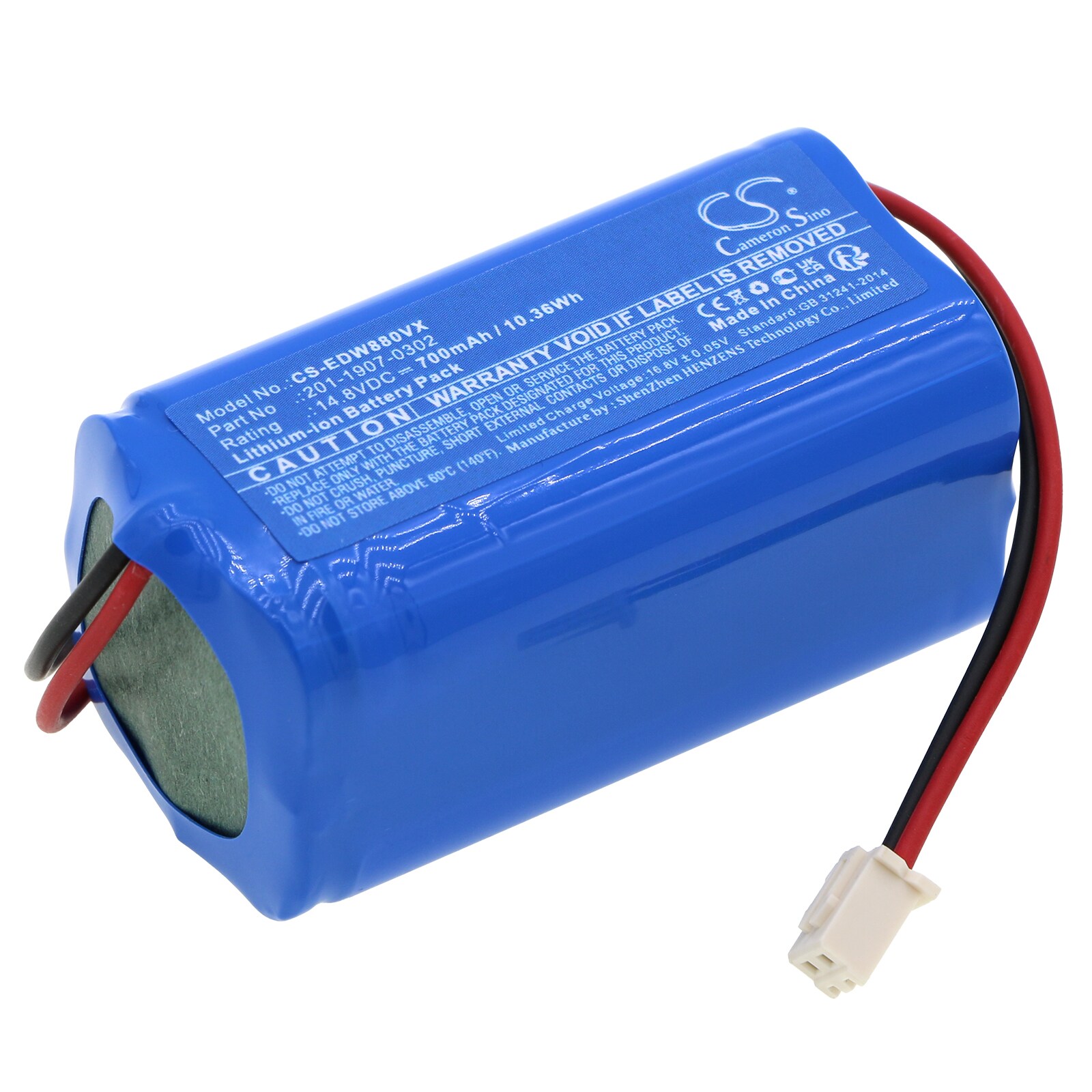 Batteri for støvsuger til Ecovacs Winbot 880, W880, Winbot W1 osv.
