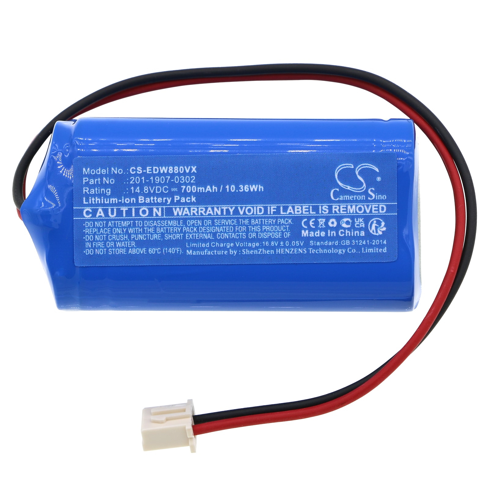 Batteri for støvsuger til Ecovacs Winbot 880, W880, Winbot W1 osv.
