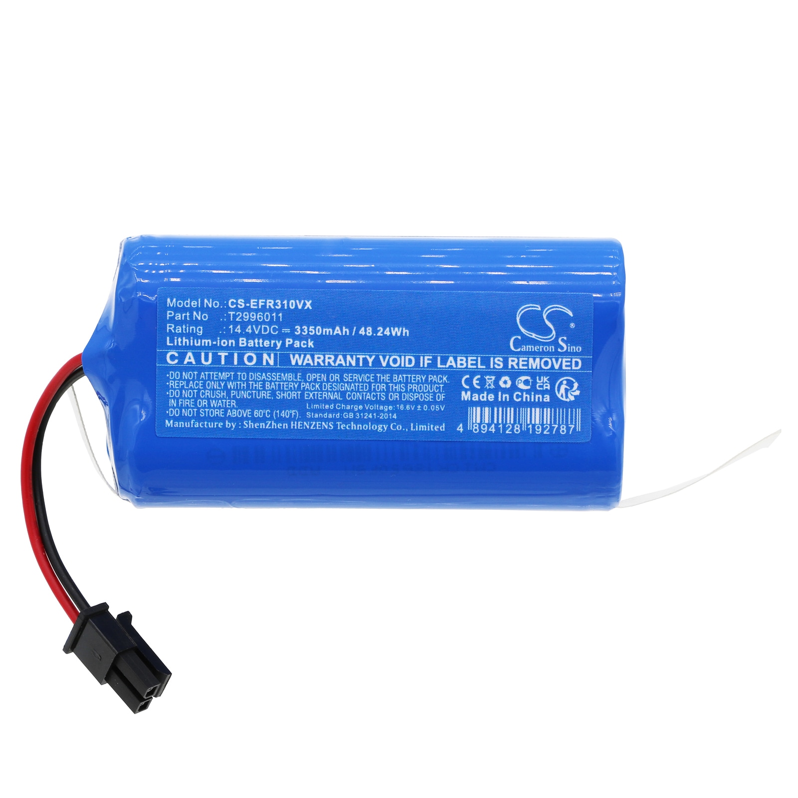 Batteri for støvsuger til Eufy RoboVac LR30 Hybrid, RoboVac LR30 Hybrid+, LR30 Hybrid og andre.