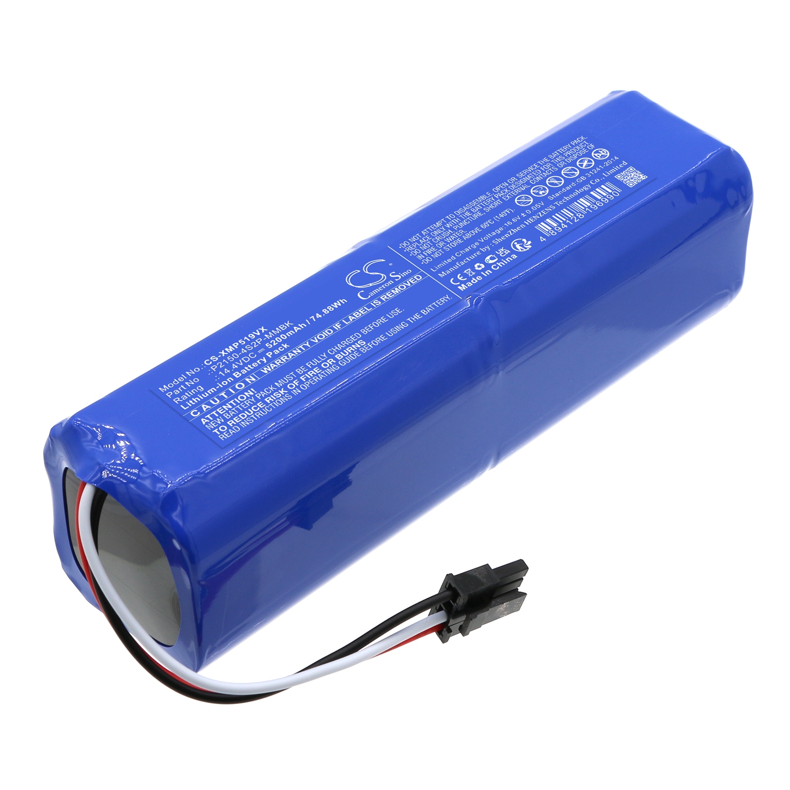 Batteri for støvsuger til Xiaomi Mi Robot Vacuum-Mop 2 Ultra, BHR5195EU, 34264