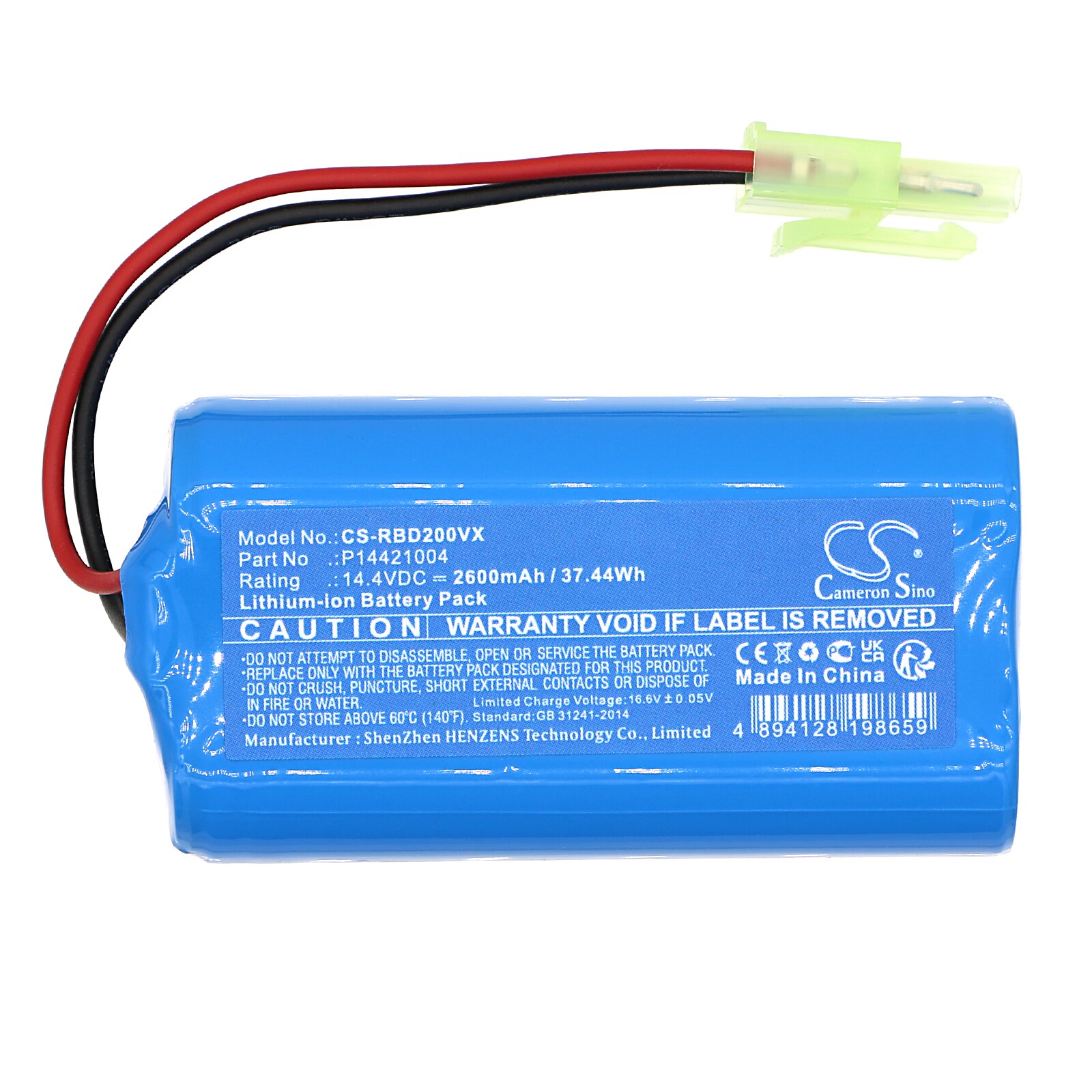 Batteri for støvsuger for Sauber LX9