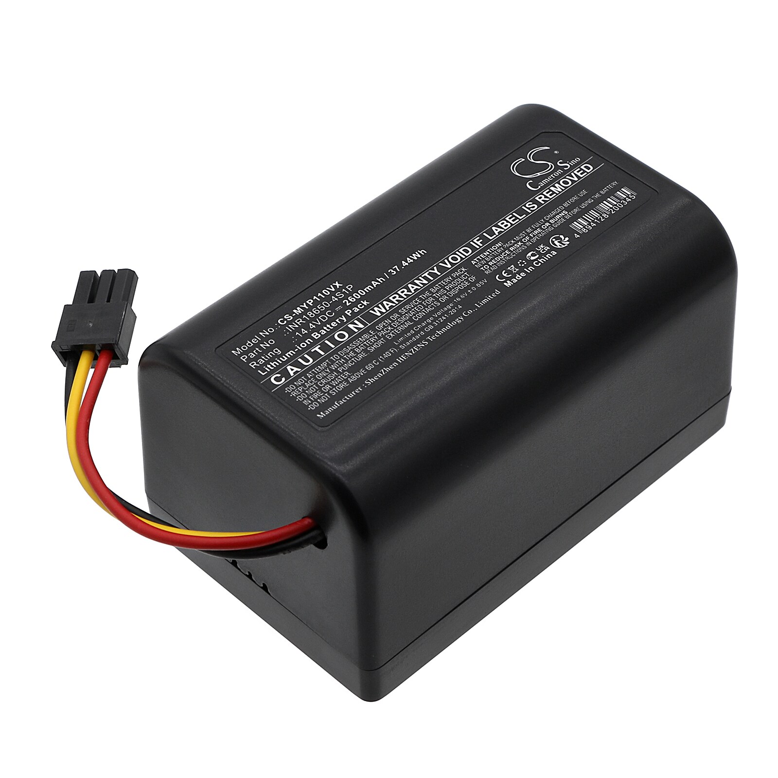Batteri for vakuum til Moneual P11