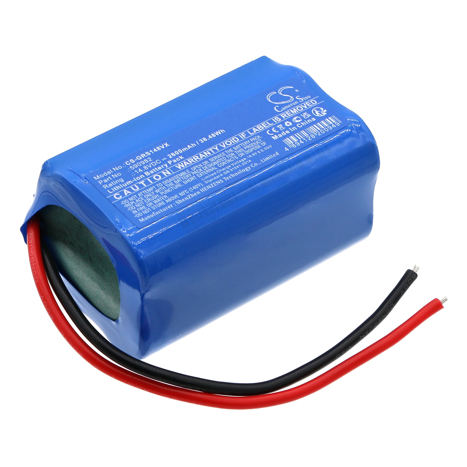 Batteri for støvsuger til Gorenje MVC148FW, Free Go MVC148FW