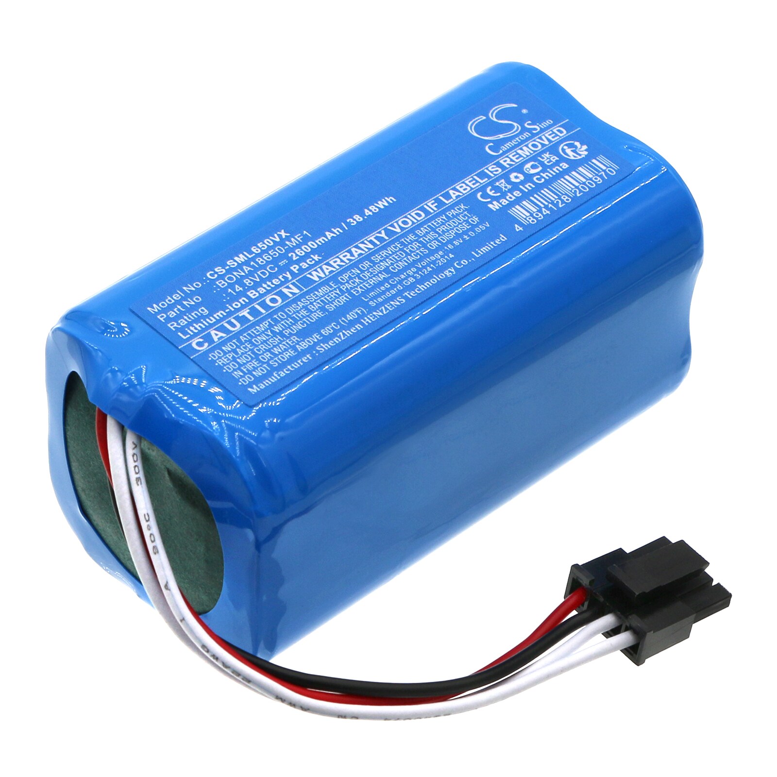 Batteri for vakuum til Symbo Laserbot 650, xBot 5, xBot 5 Pro