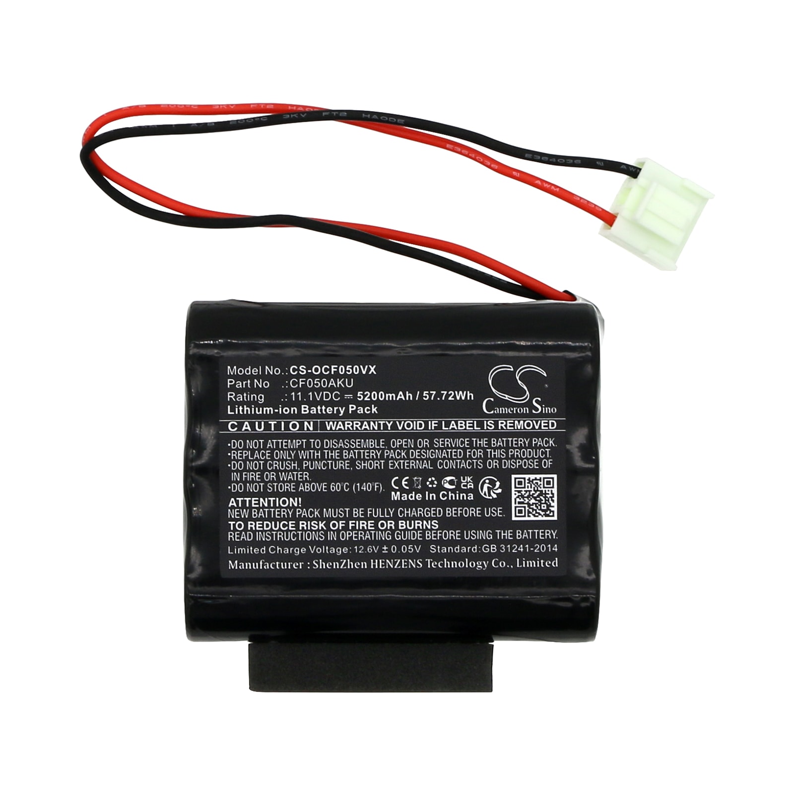Batteri for vakuum til ORCA 050