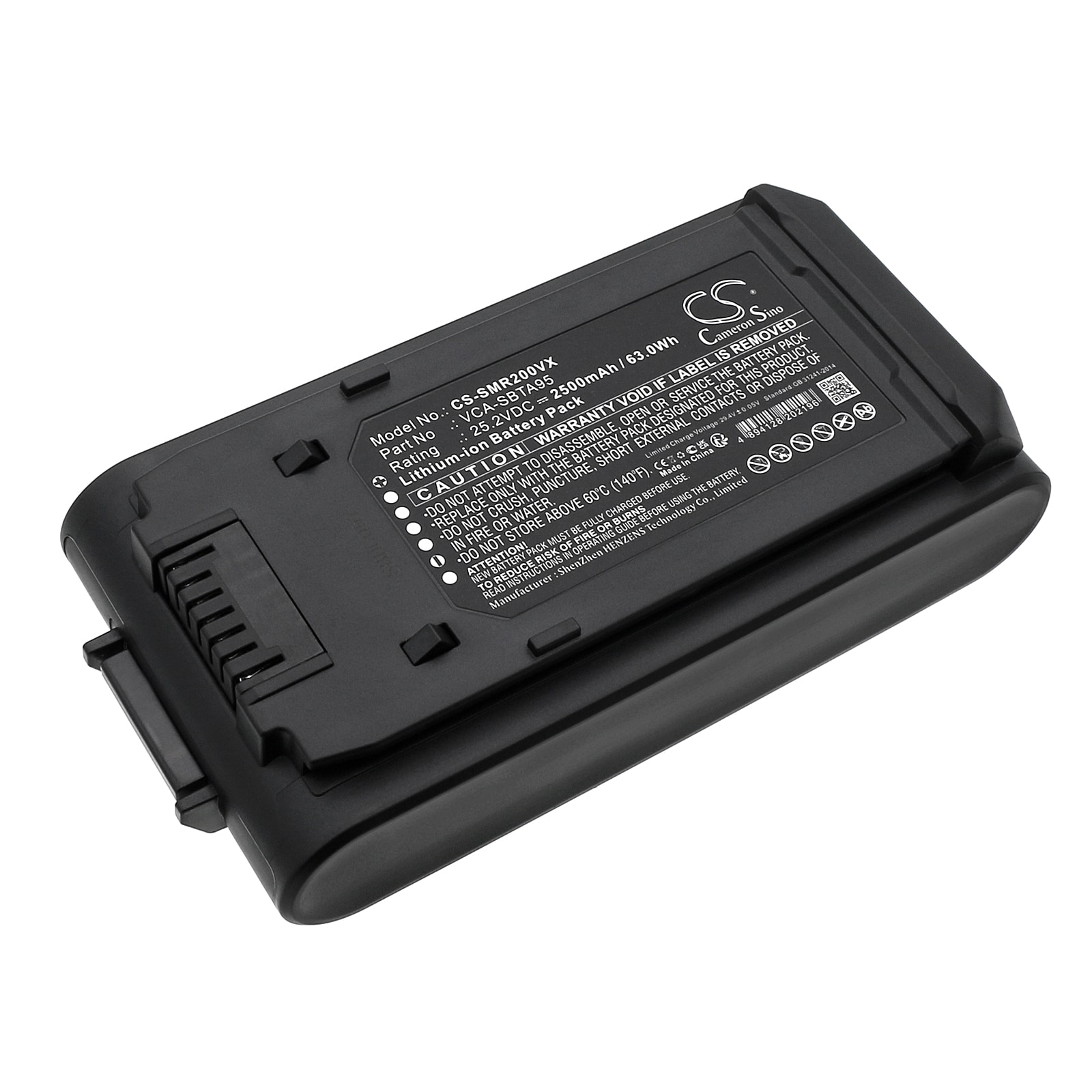 Batteri for støvsuger til Samsung Bespoke Jet, VS20A95943N/SH, Bespoke Jet Complete og andre.