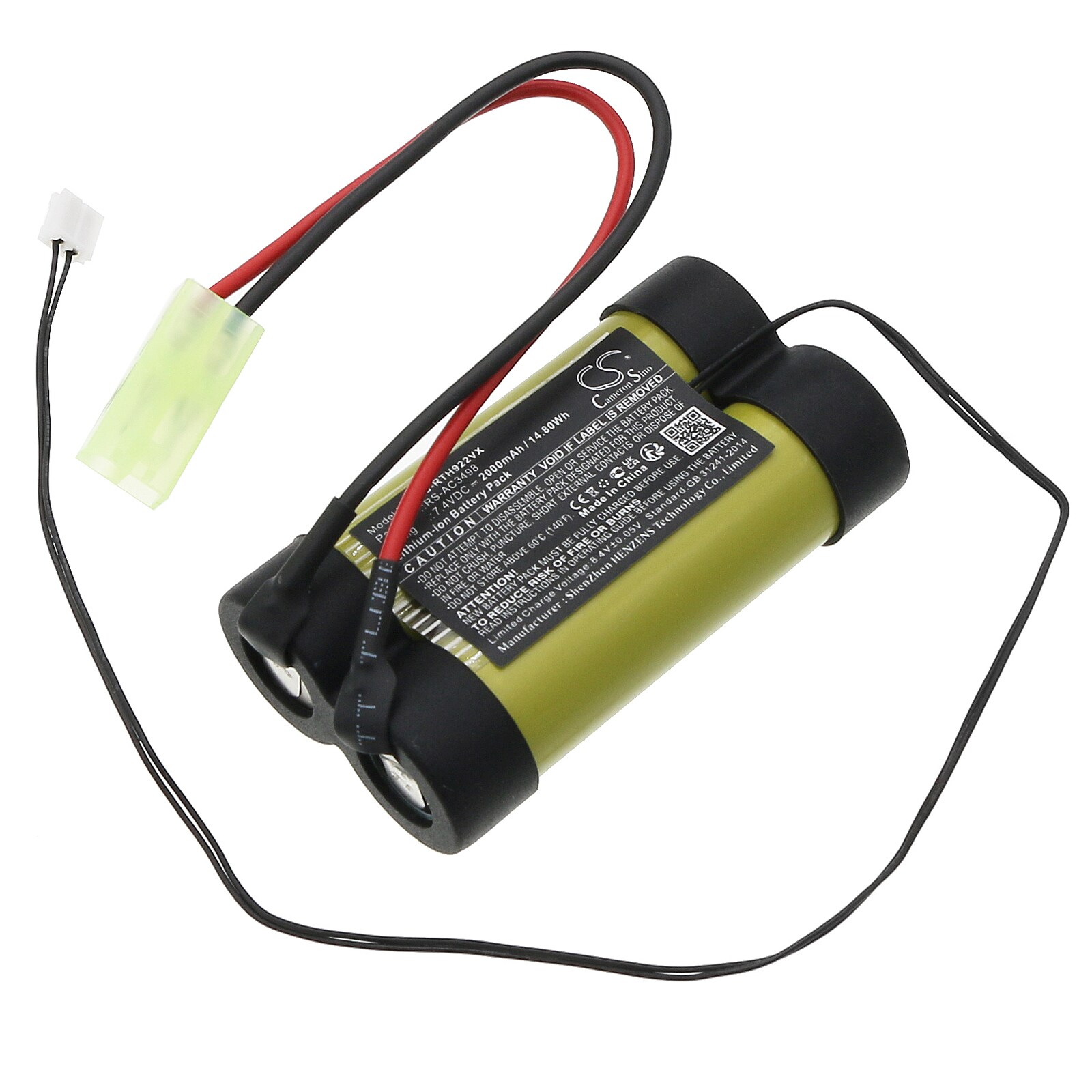 Batteri for støvsuger for Rowenta AC922701/9A0, AC922701/9A1, AC92274A/9A0 og andre.