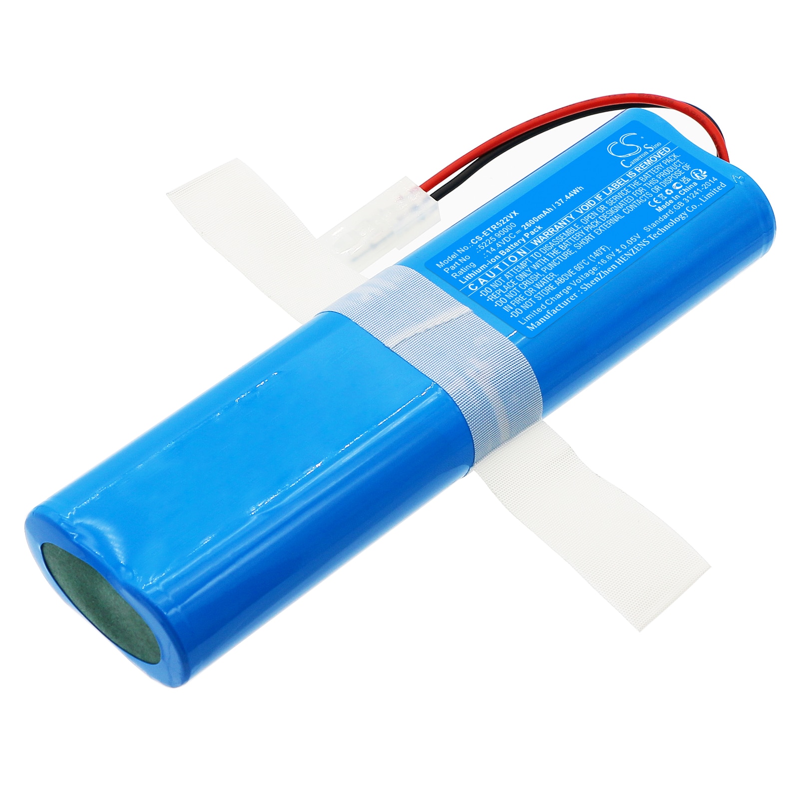 Batteri for støvsuger til ETA 3225 Raggio Eco, 5225 Raggio, 360 Robot Vacuum S6