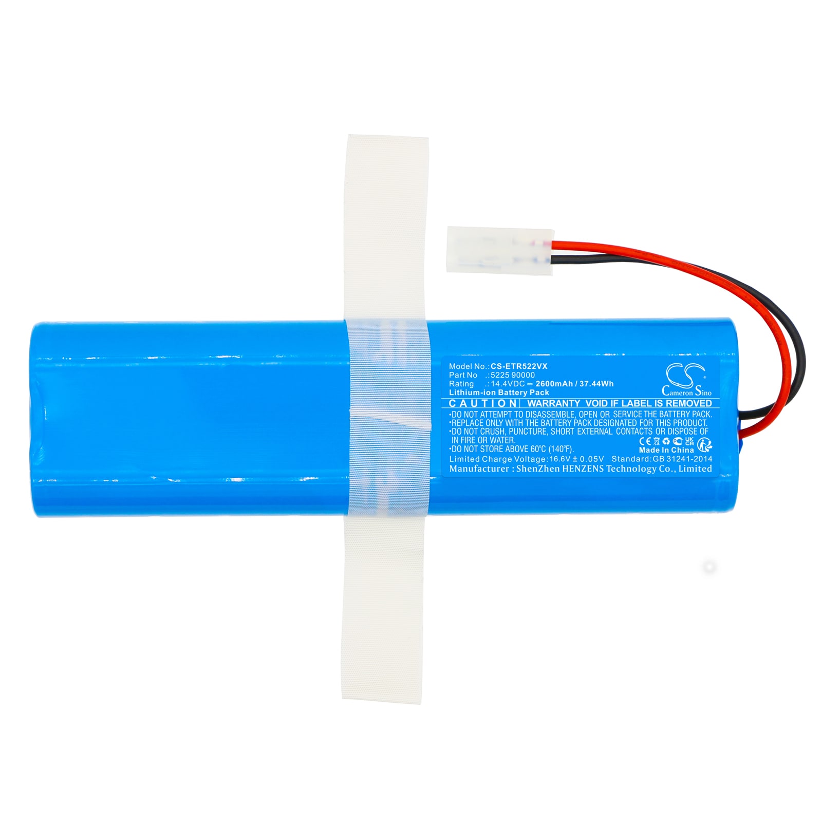 Batteri for støvsuger til ETA 3225 Raggio Eco, 5225 Raggio, 360 Robot Vacuum S6