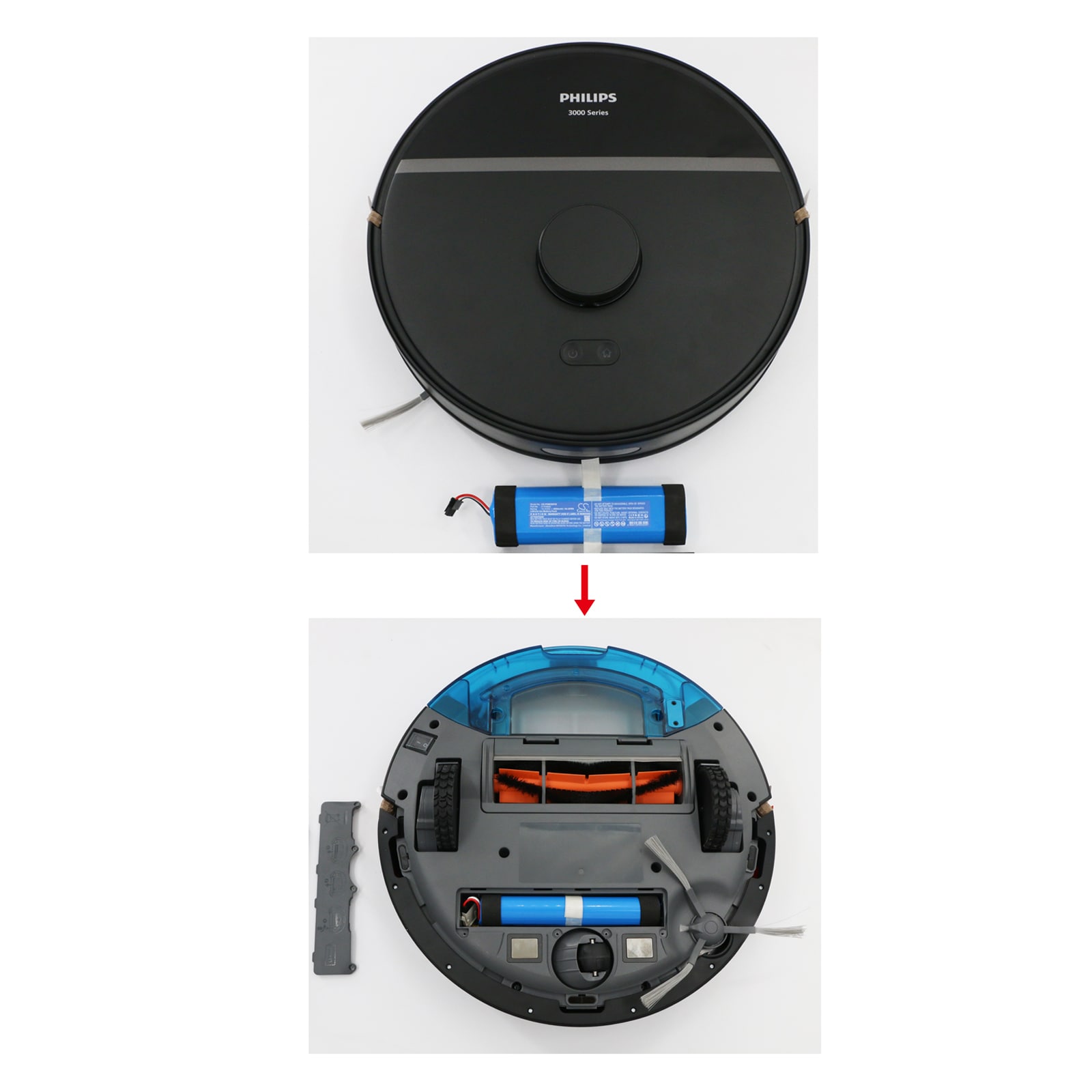 Batteri for støvsuger til Philips XU3110/02, XU3110/01, HomeRun 3000