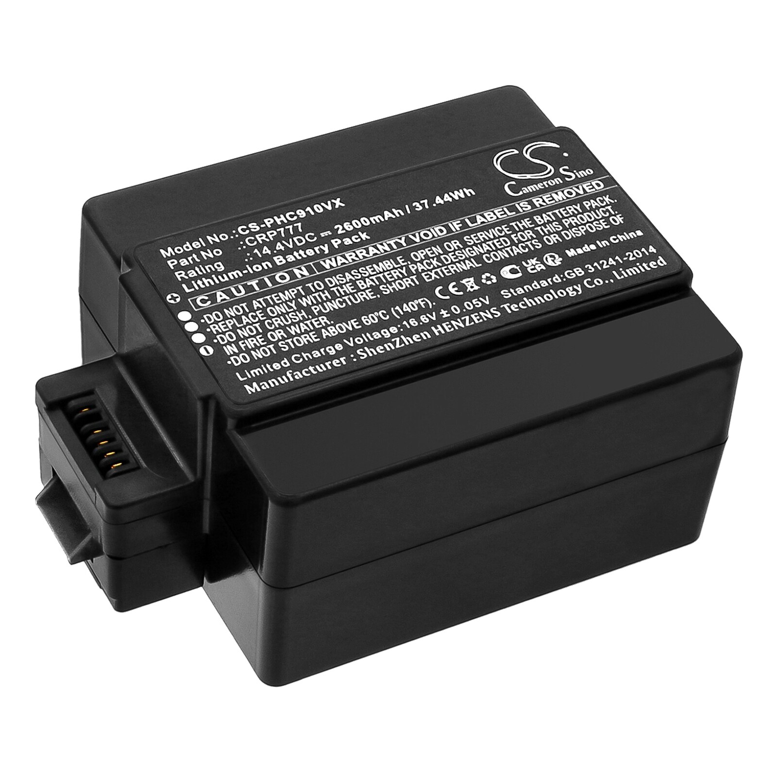 Batteri for støvsuger til ICLEBO Robot Pro YCR-M04-02-R, Free, YCR-M04 - 02(R) og andre.
