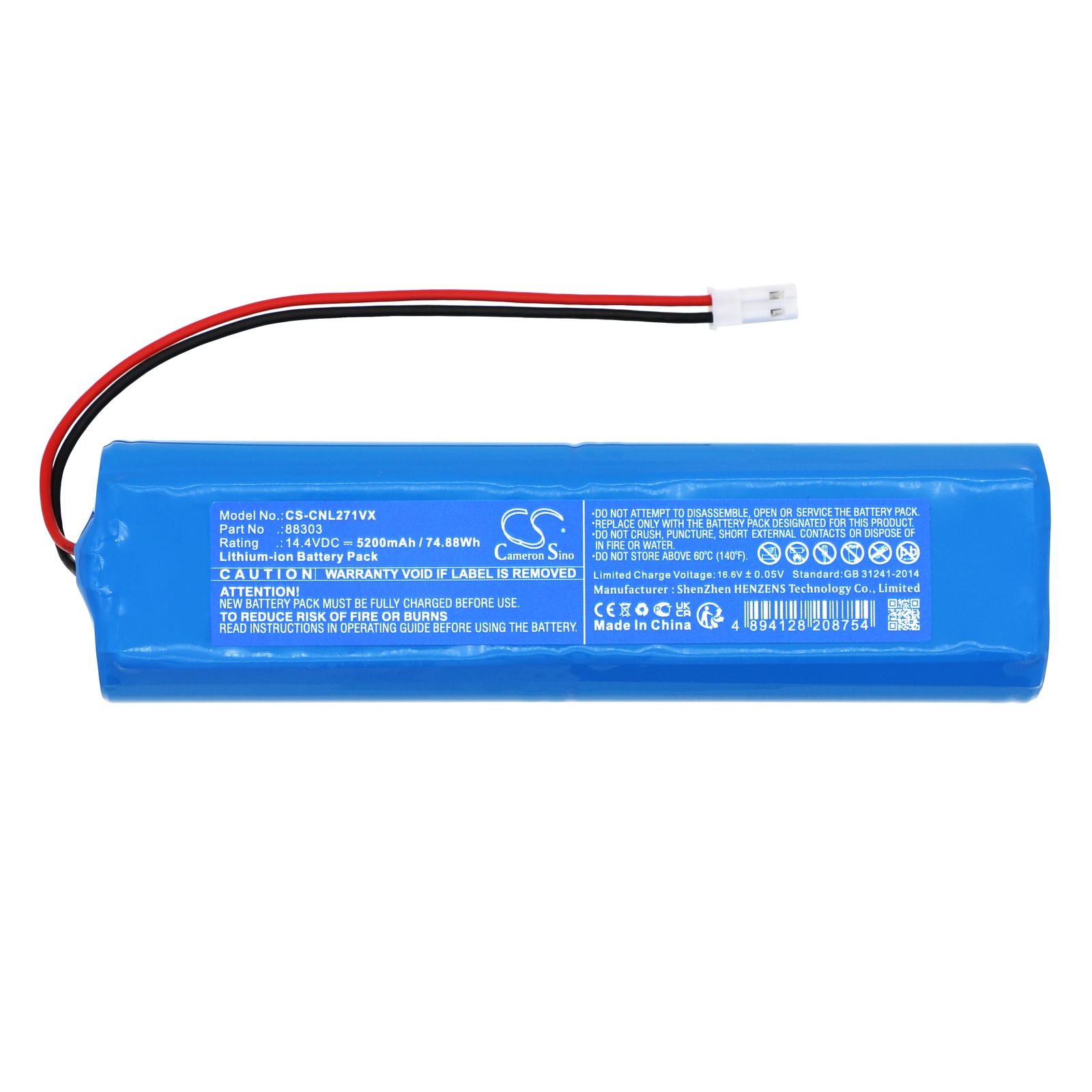Batteri til vakuum for Ikohs Create Netbot LS23+, Netbot LS27, Netbot S27