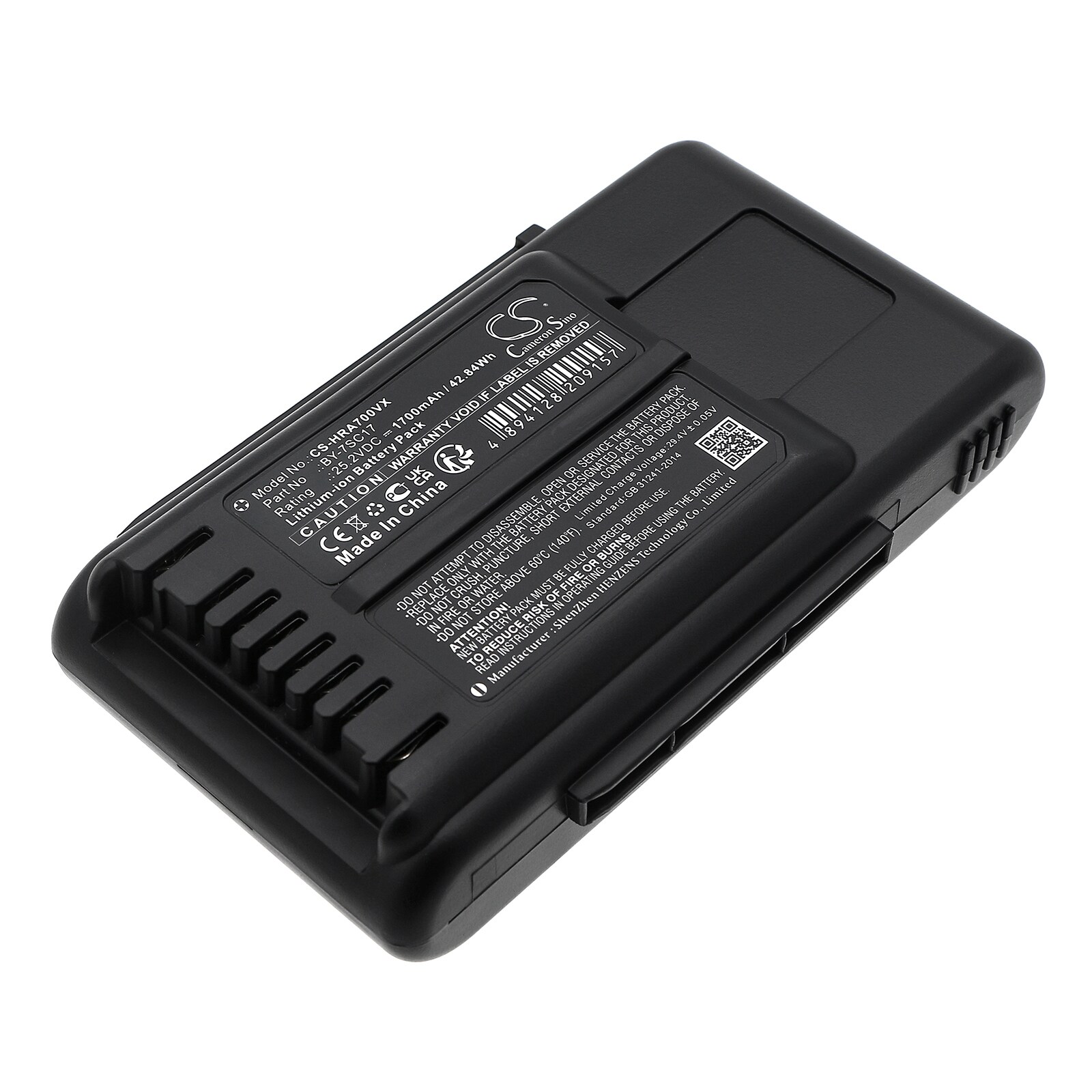 Batteri for støvsuger til Sharp EC-SR8-B, EC-SR9-B, EC-HR7-T osv.