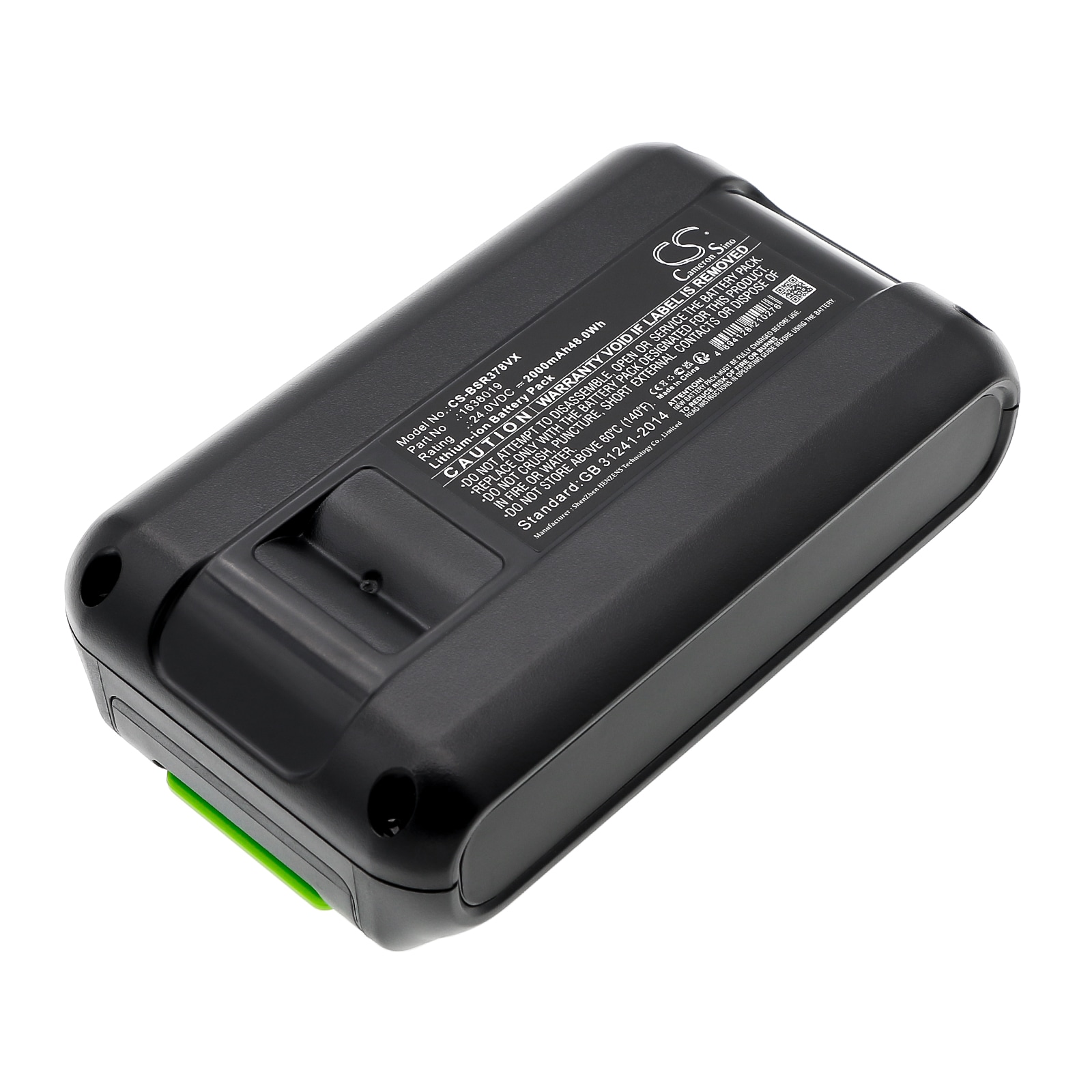 Batteri for støvsuger til Bissell 3789, 3797W, Cleanview XR Stick Vacuum osv.