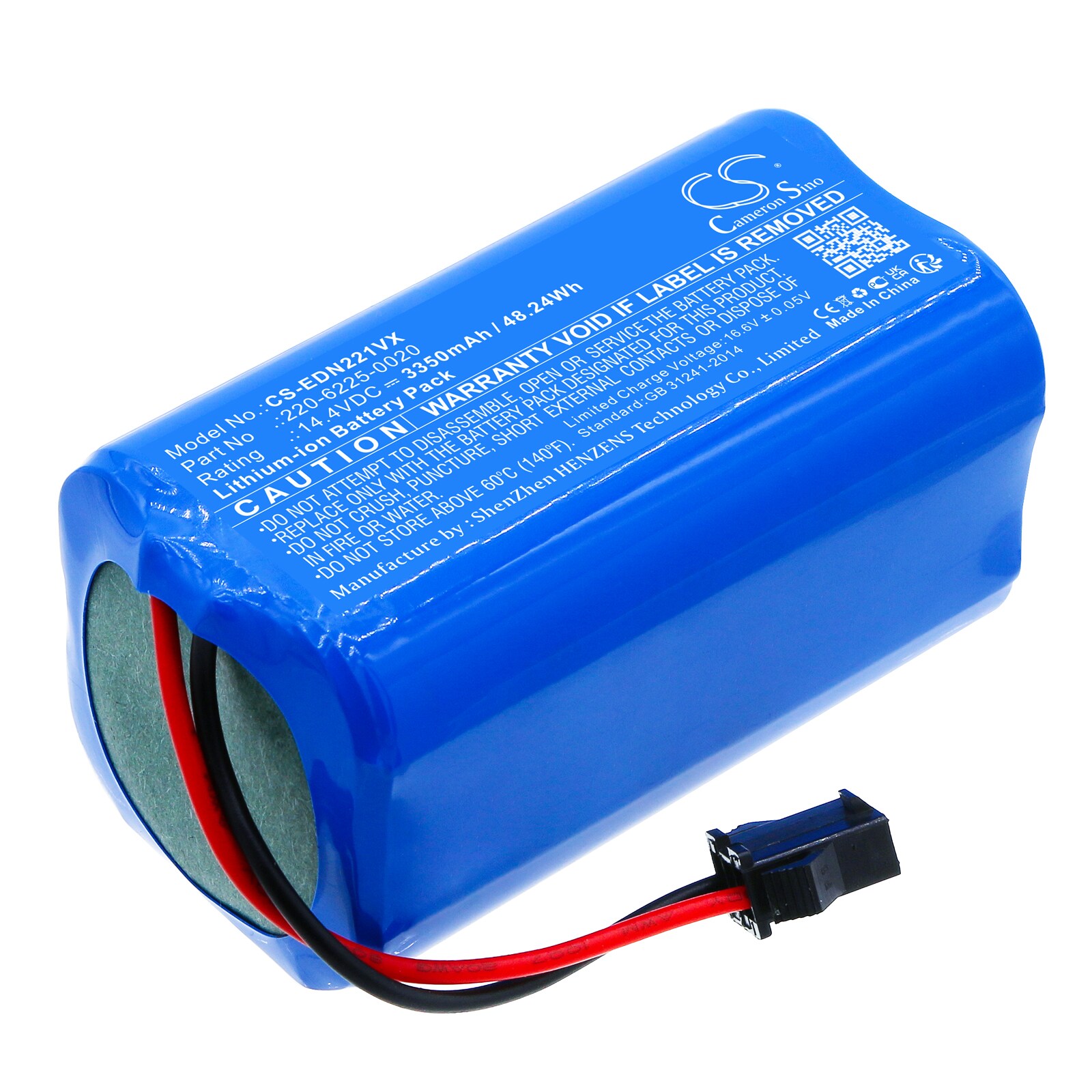 Batteri for støvsuger til Lenovo E1-L, D450