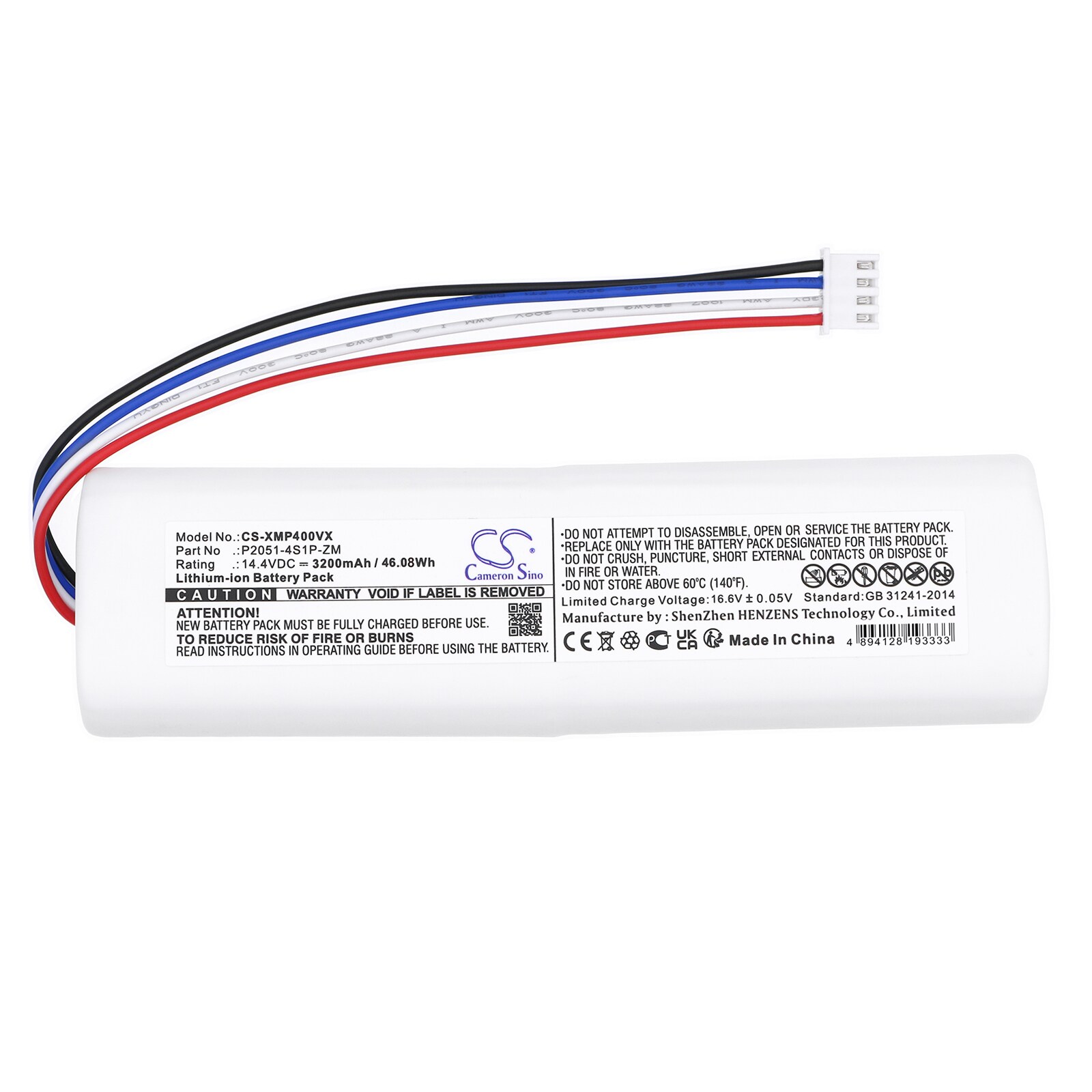 Batteri for støvsuger til Xiaomi Mi Robot Vacuum Mop 2, STYTJ03ZHM, BHR5055EU